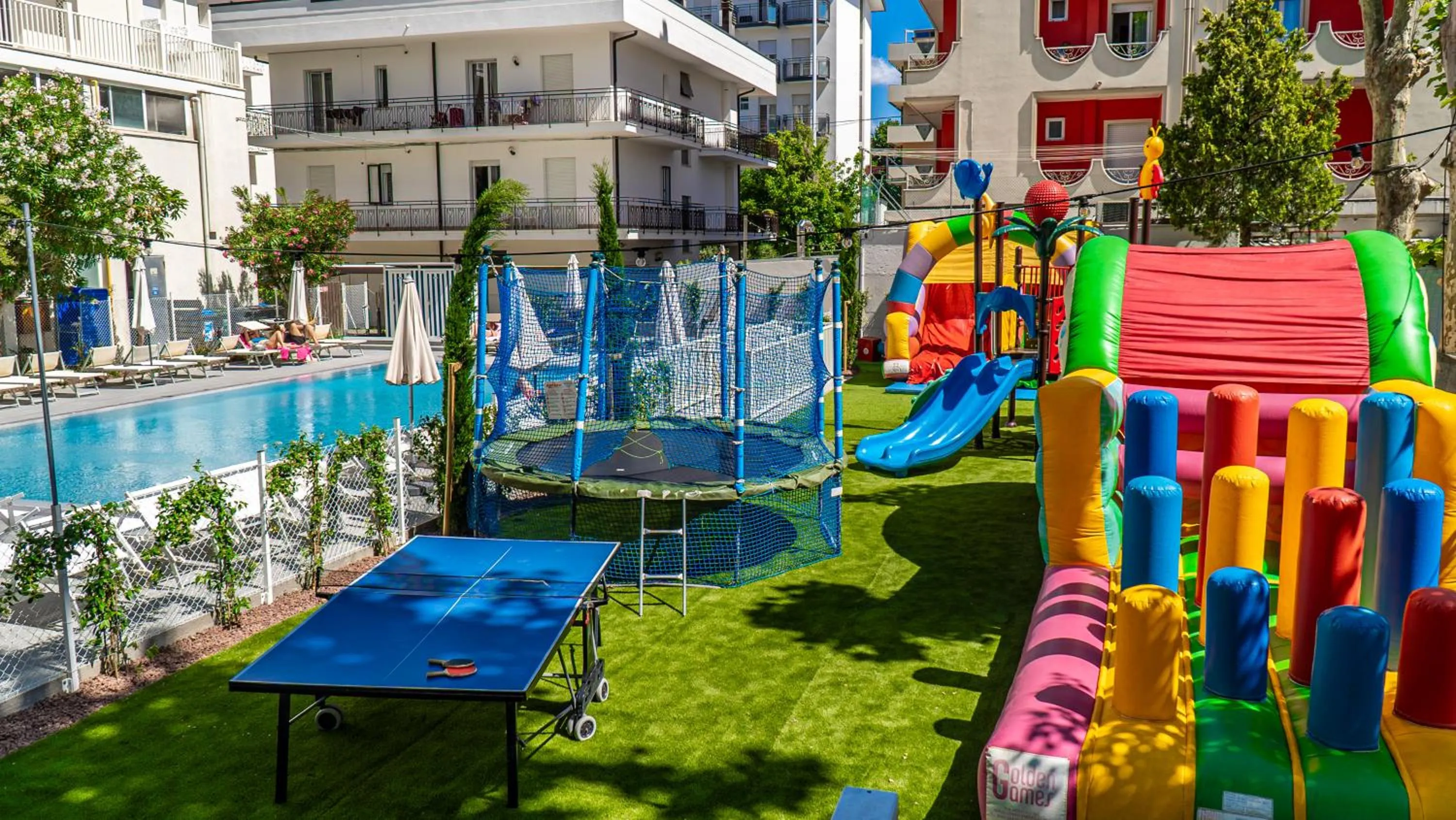 Children play ground in Hotel Aiglon
