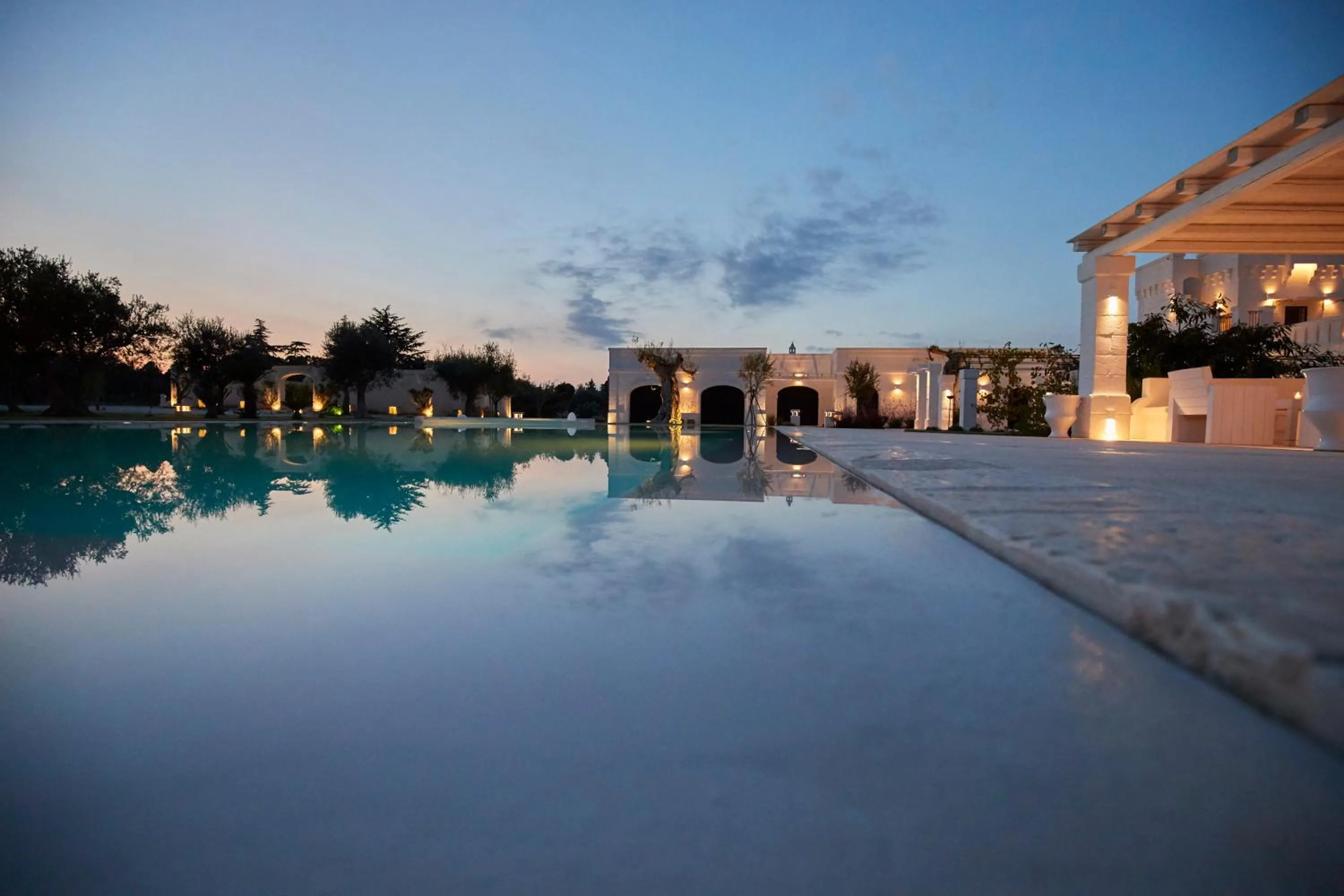 Swimming pool in Masseria Almadava