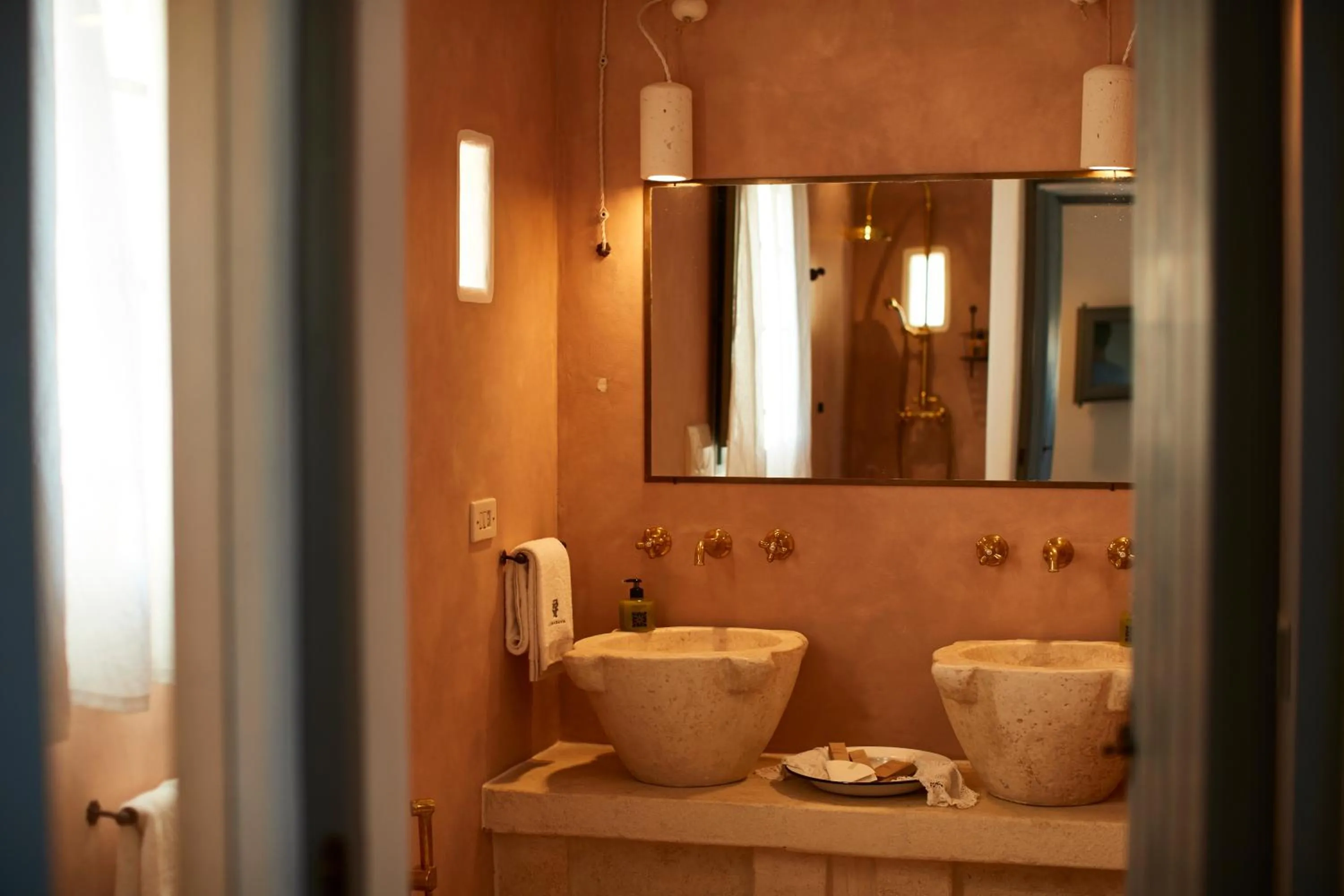 Bathroom in Masseria Almadava