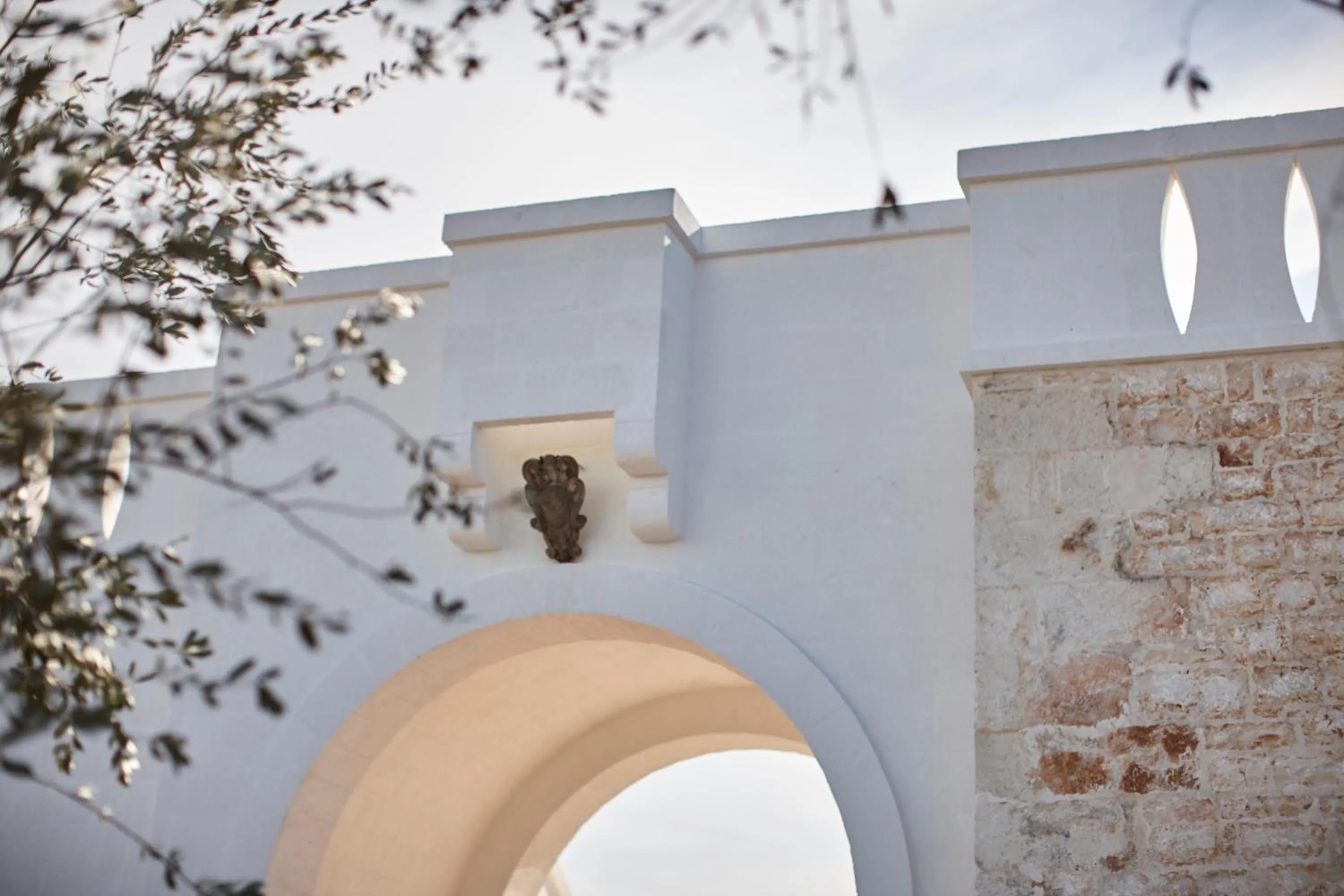 Facade/entrance in Masseria Almadava