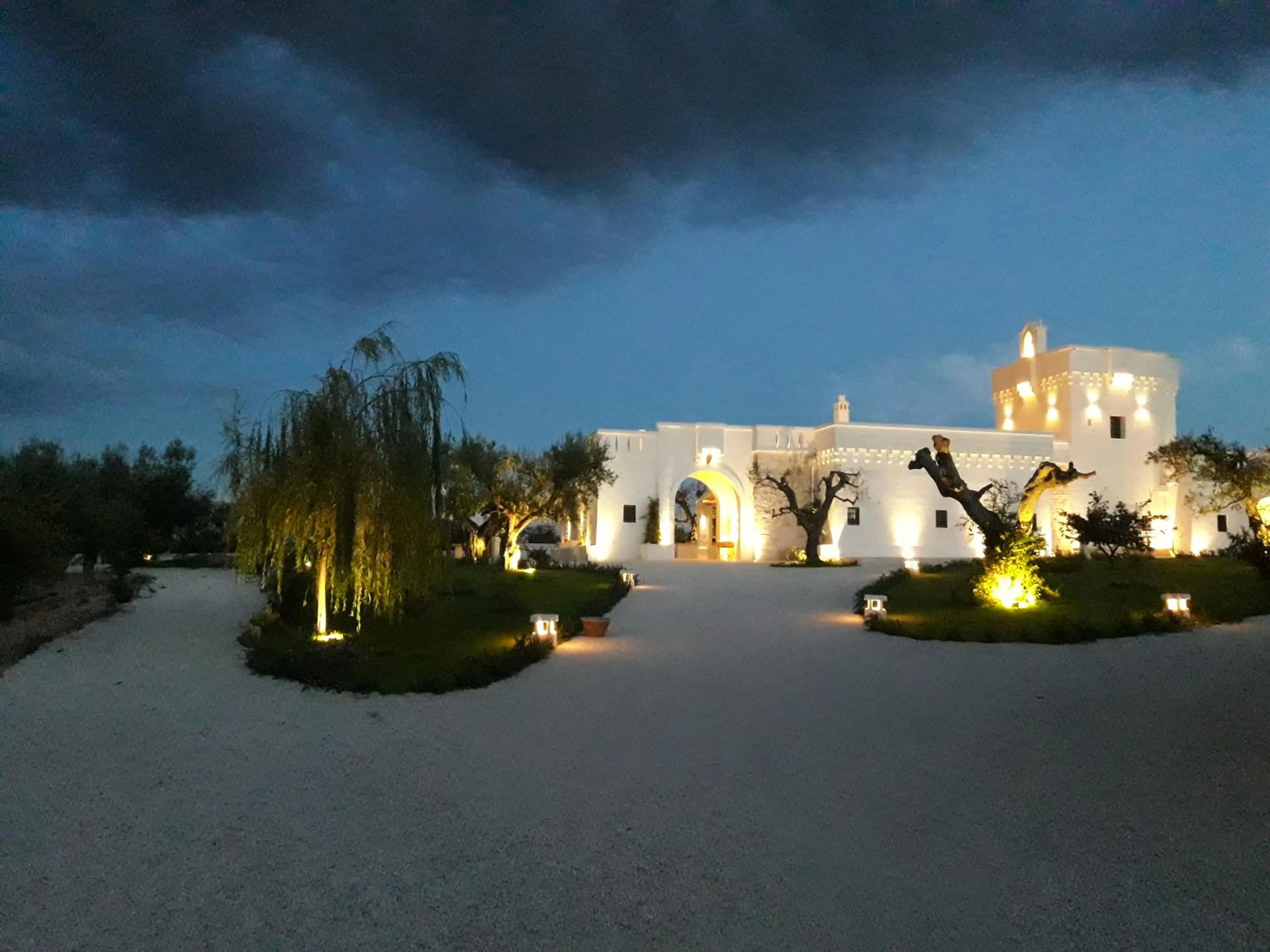 Facade/entrance in Masseria Almadava