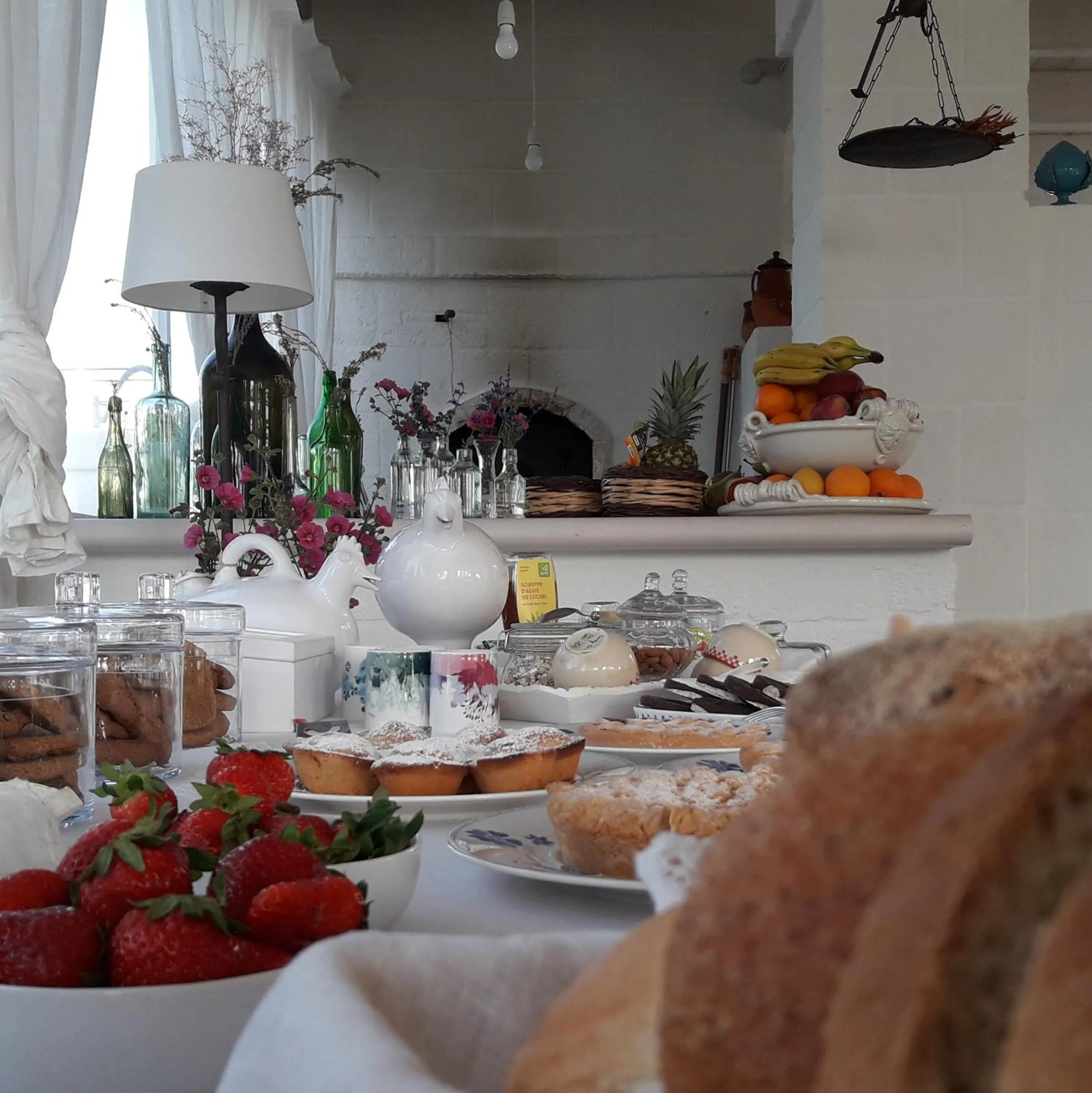 Buffet breakfast in Masseria Almadava