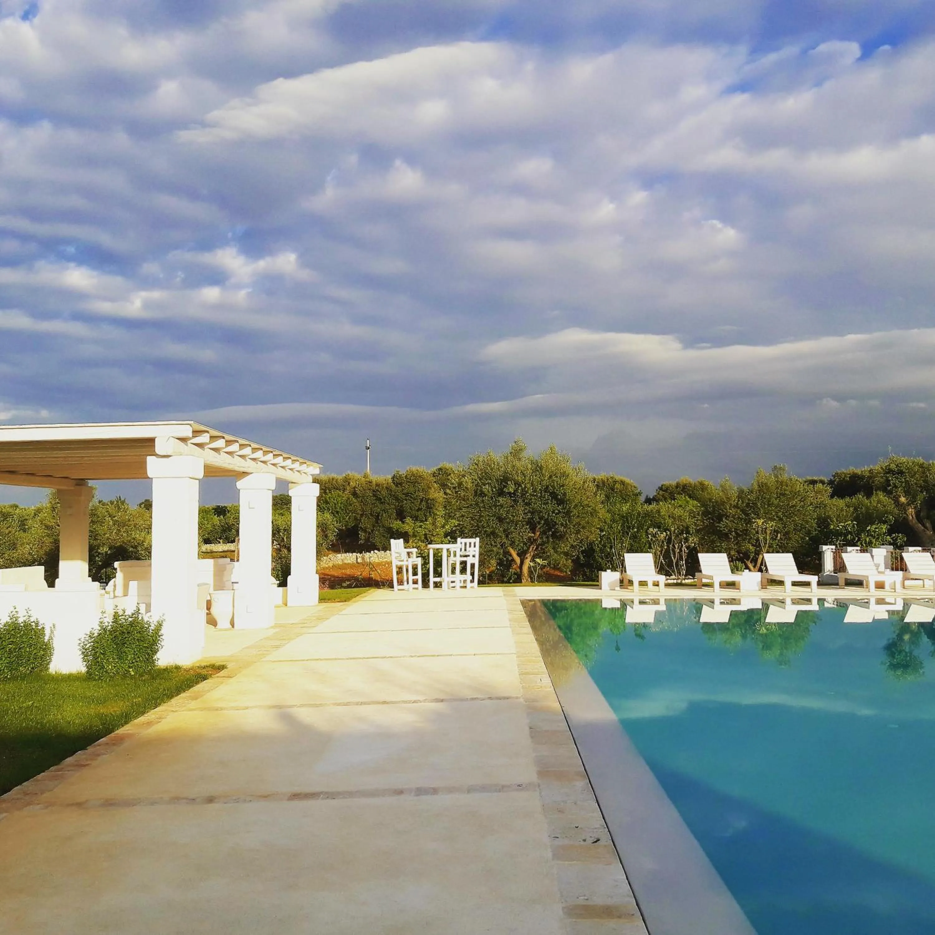 Swimming pool in Masseria Almadava