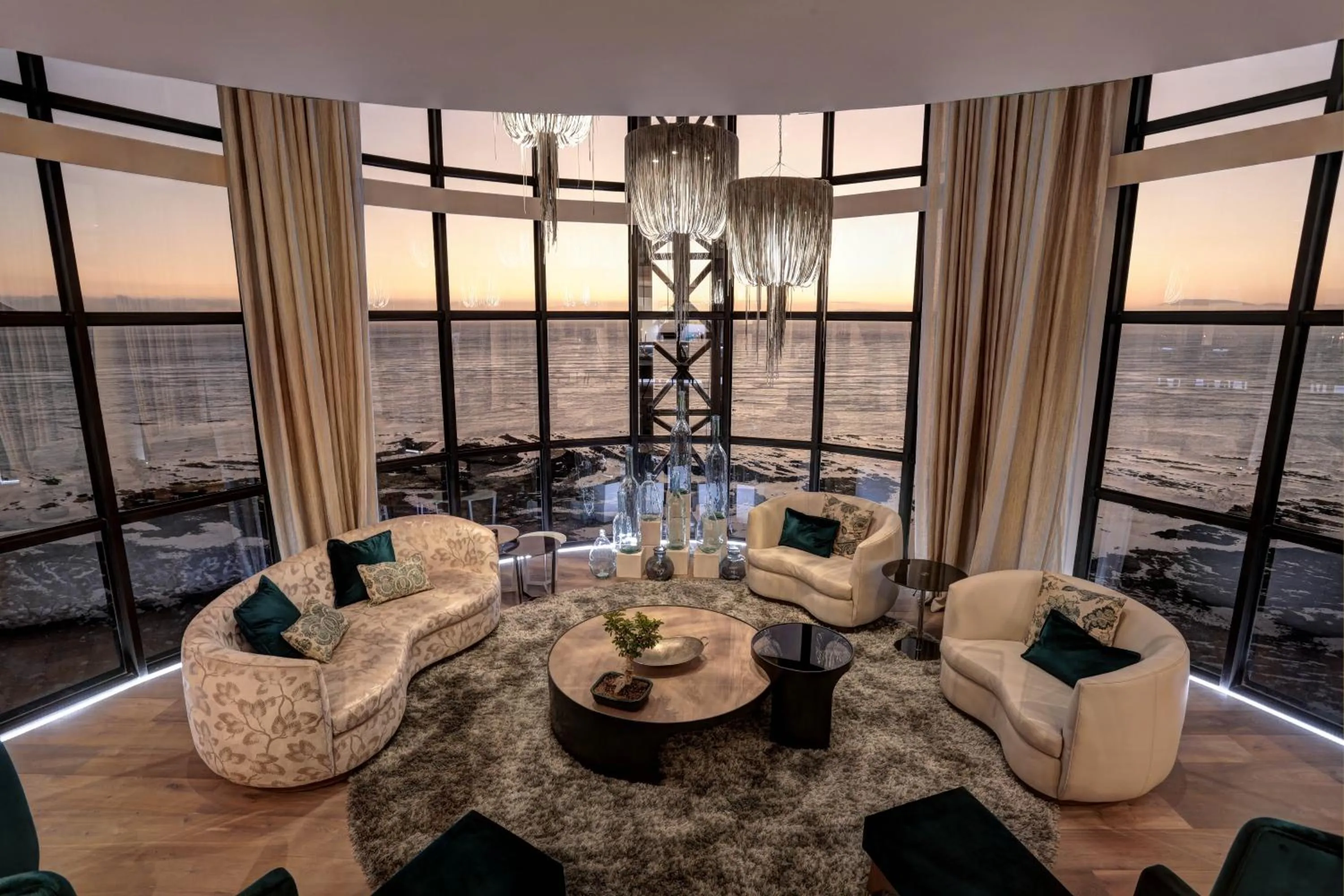 Seating area in Ocean View Penthouse
