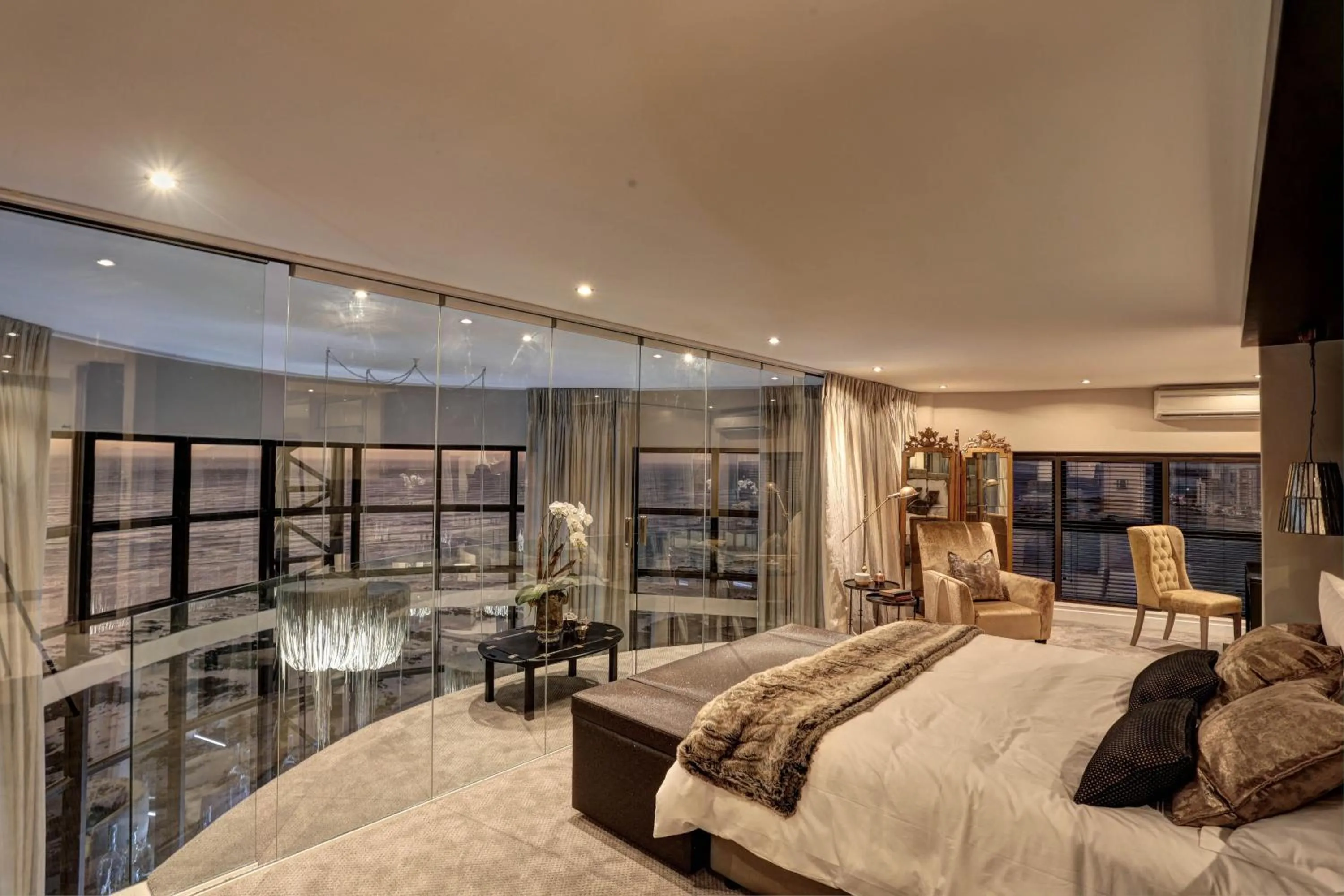 Bedroom, Bed in Ocean View Penthouse