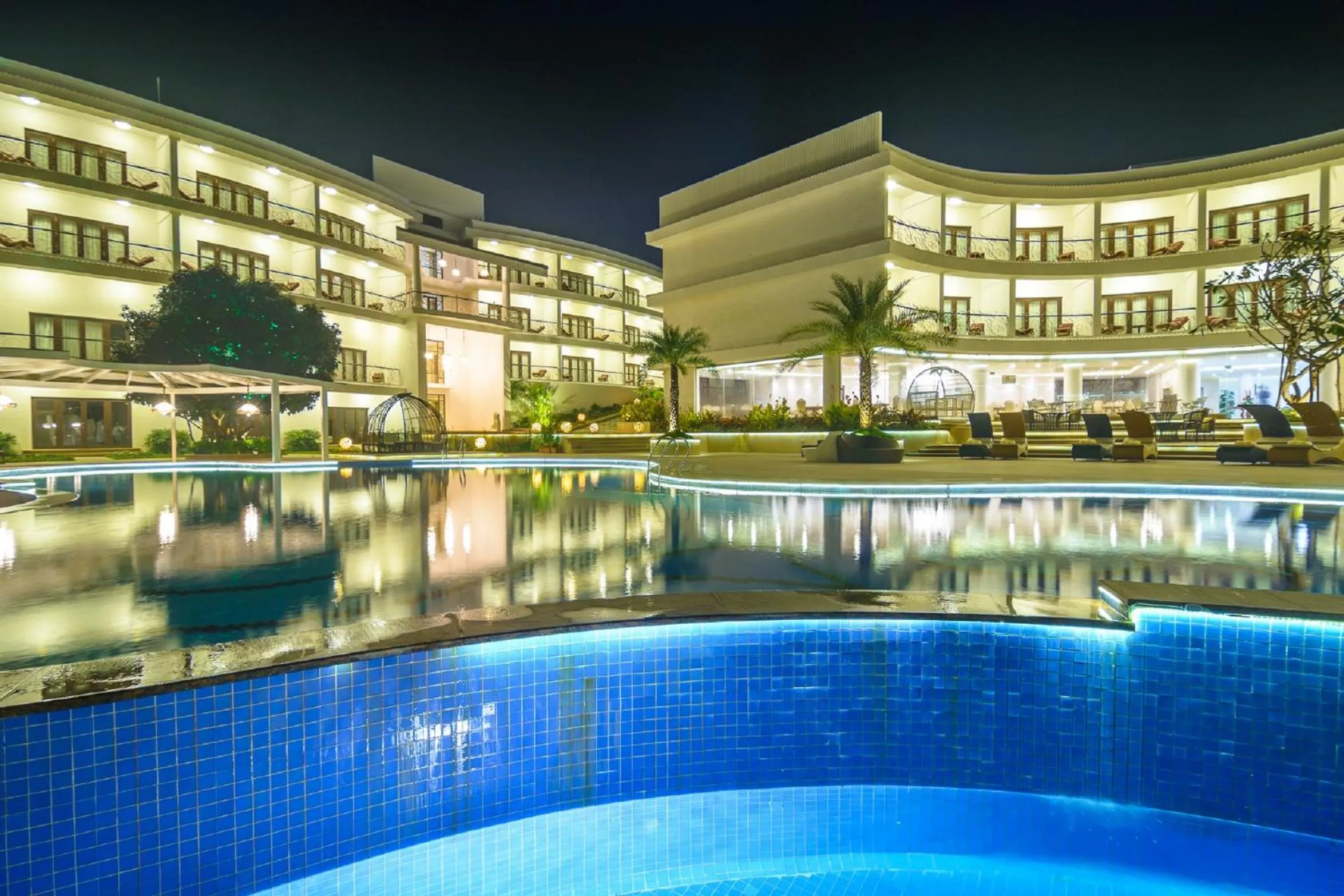 Pool view in Park Regis Goa