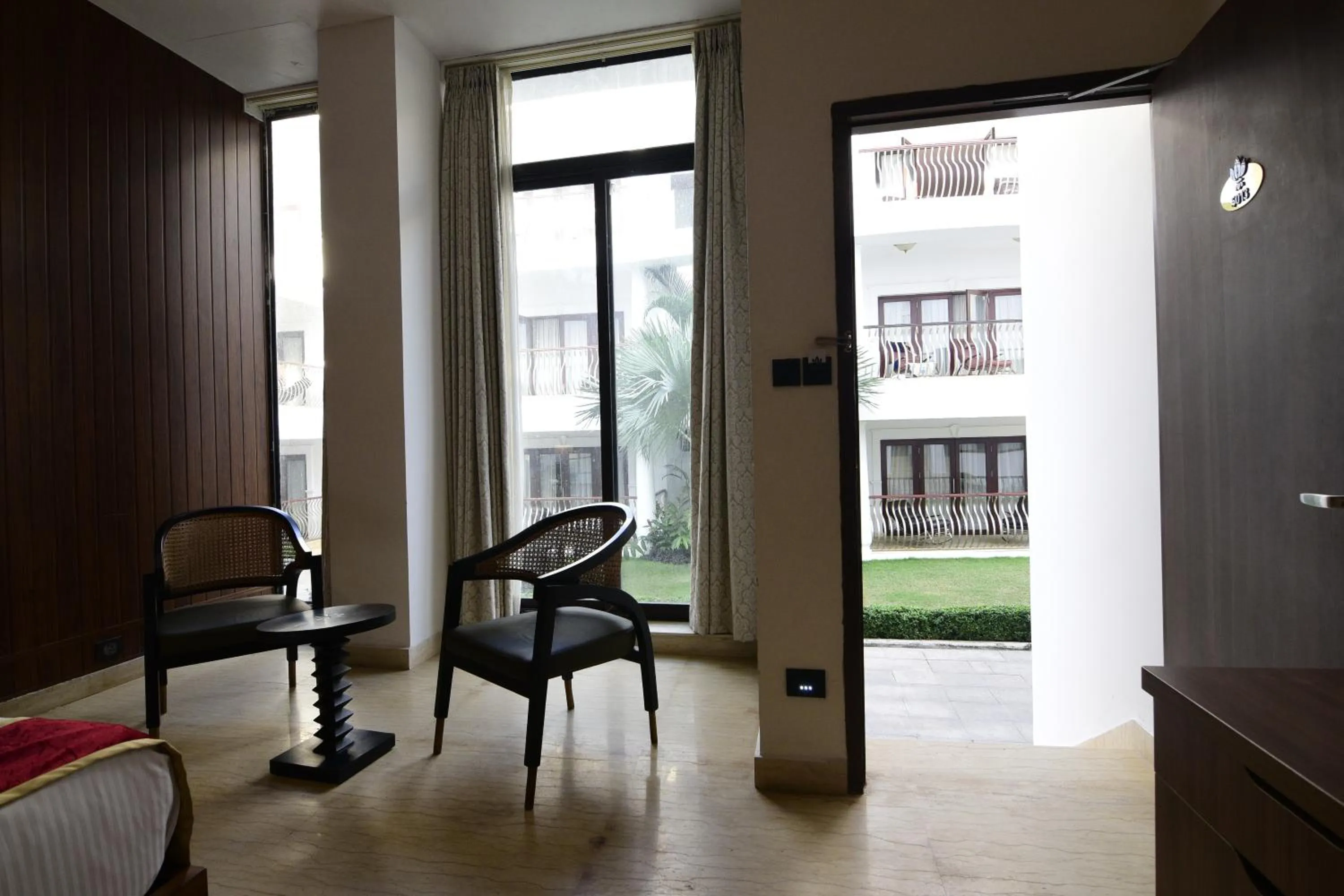 Seating area in Park Regis Goa