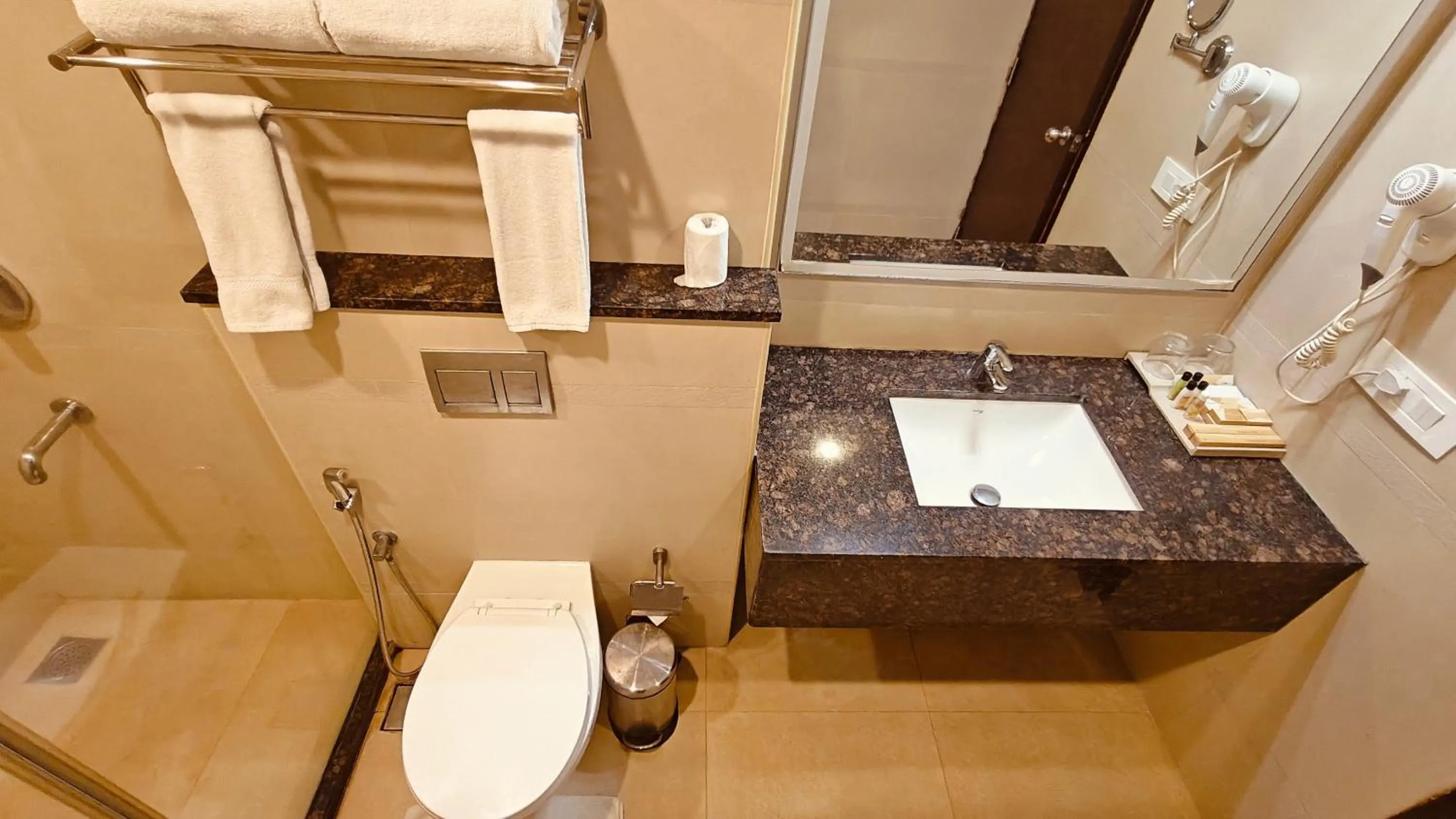 Shower in Khanna Fiesta - A Bergamont Hotel, Vellore