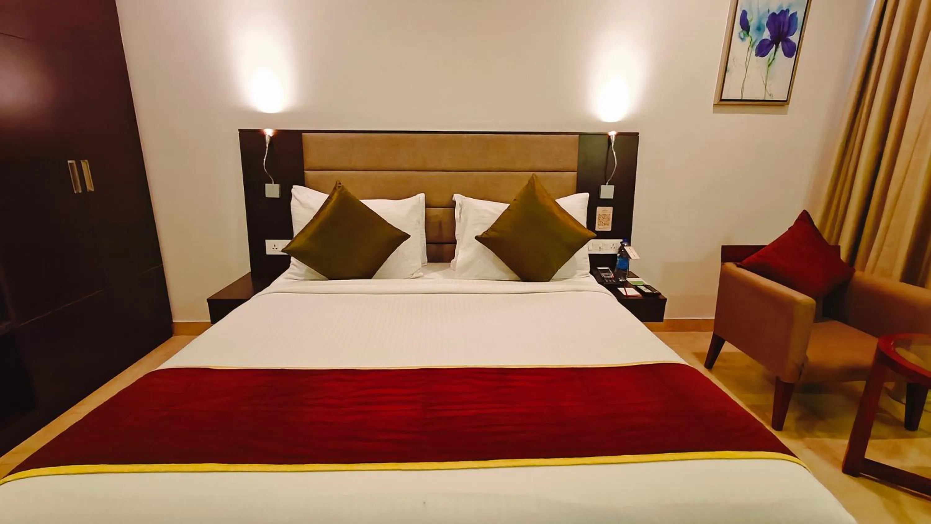 Bed in Khanna Fiesta - A Bergamont Hotel, Vellore