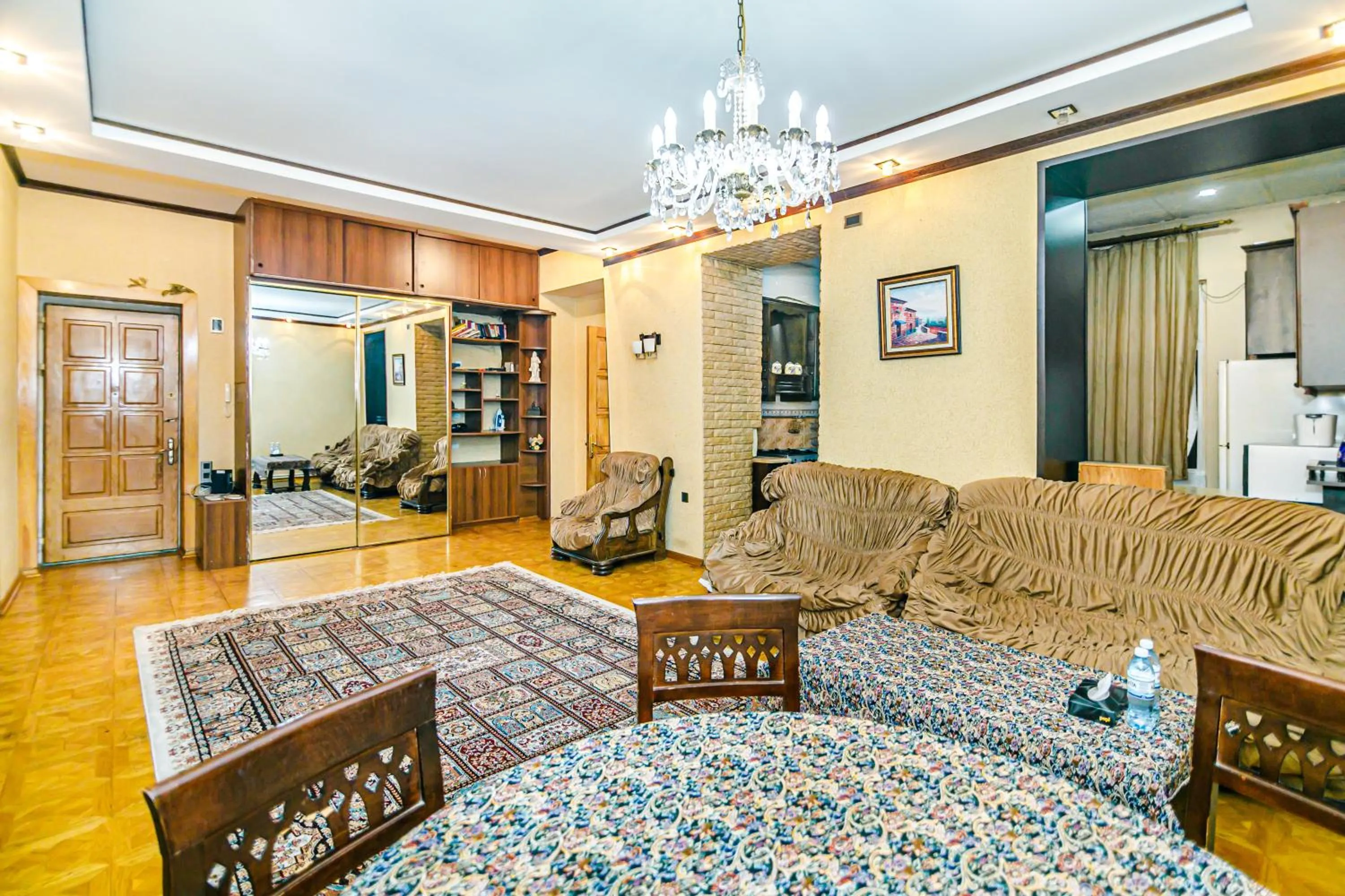 Living room in Monolit Apartment