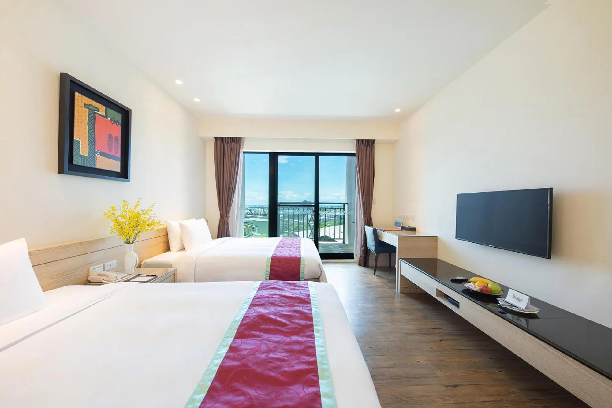 Mountain view, Bed in Naruwan Galaxy Place