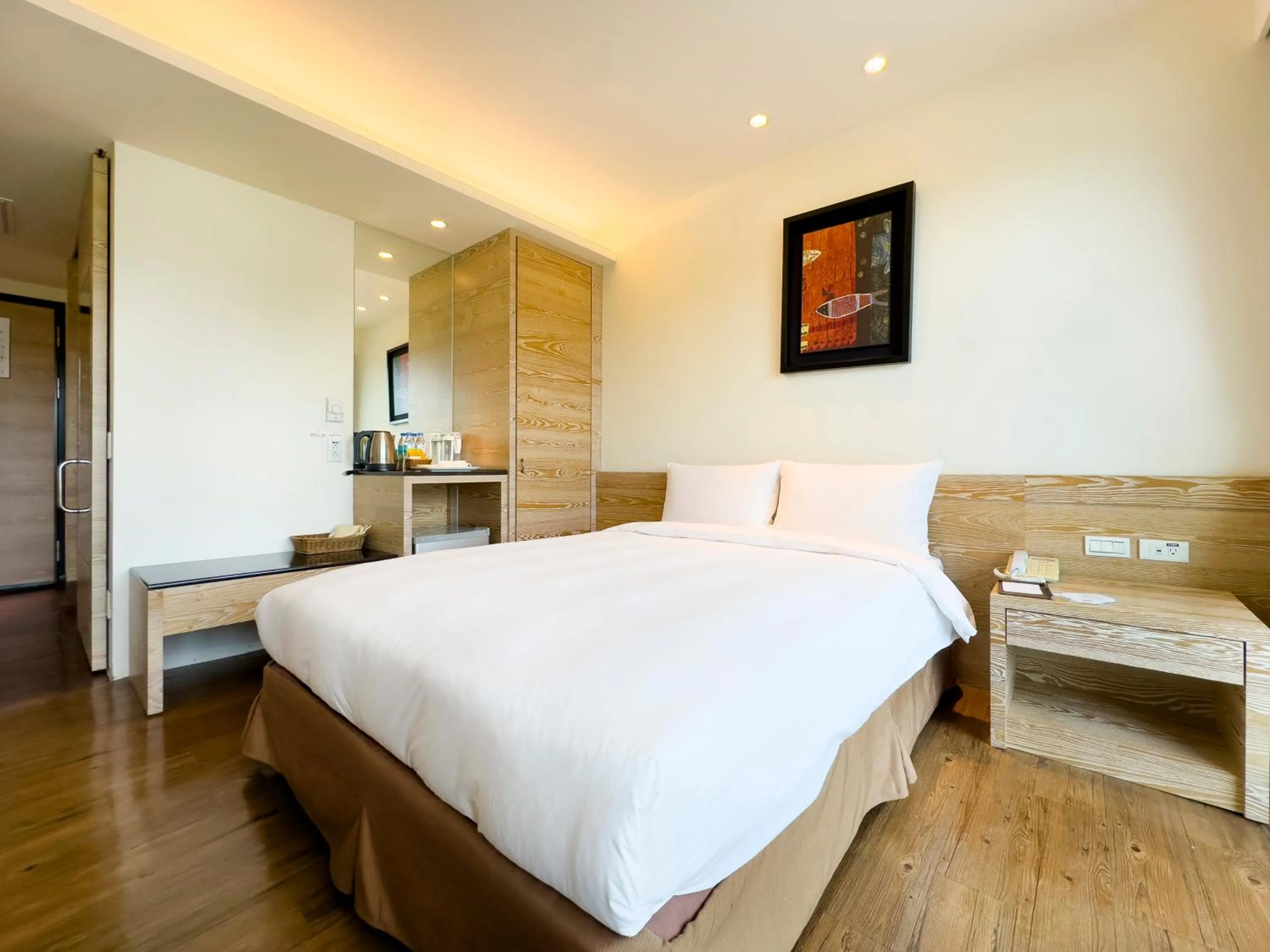 Photo of the whole room, Bed in Naruwan Galaxy Place