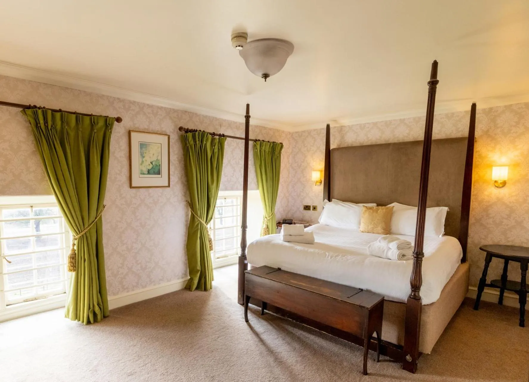 Bedroom, Bed in Hazlewood Castle & Spa