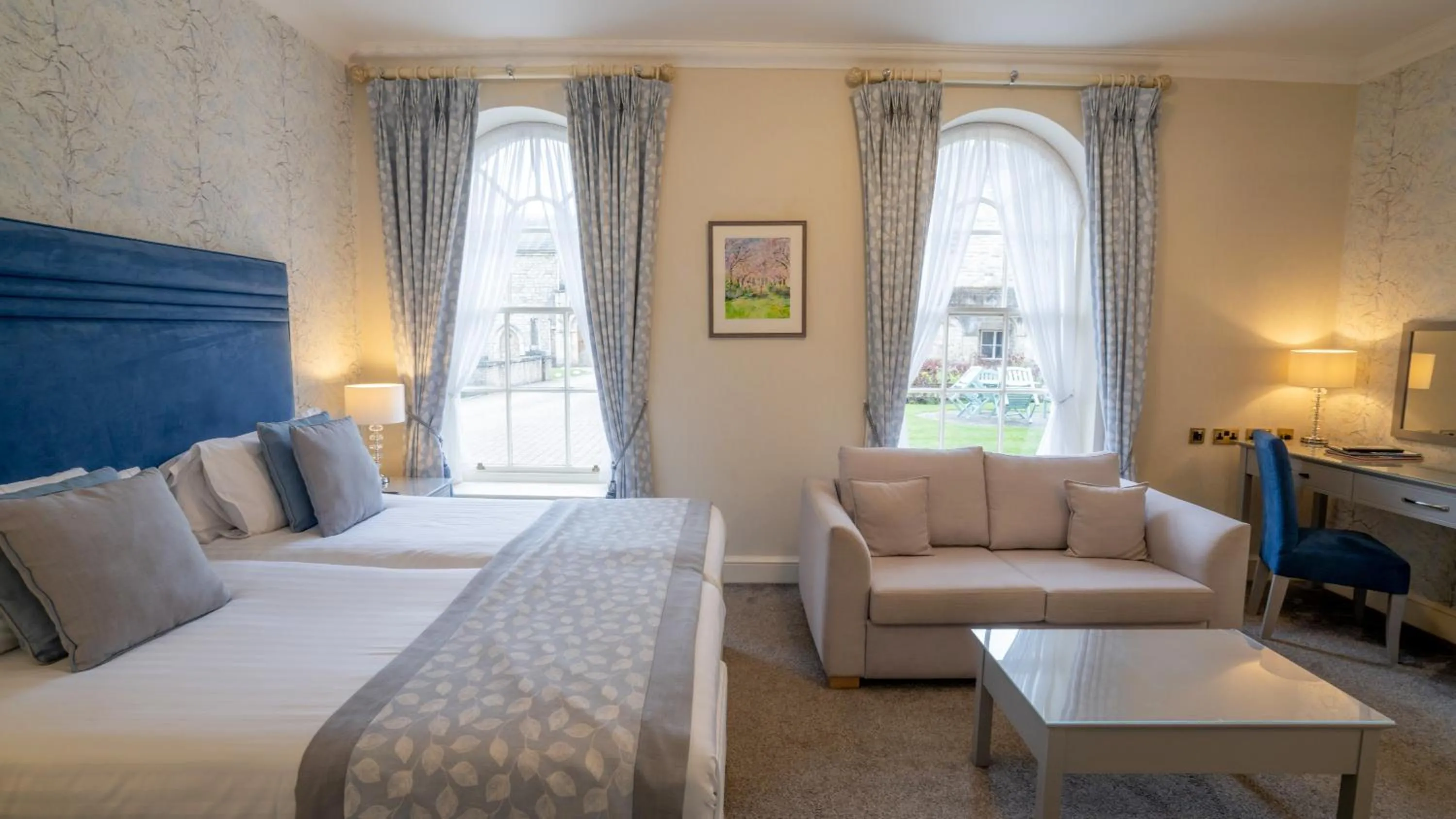 Bedroom, Bed in Hazlewood Castle & Spa