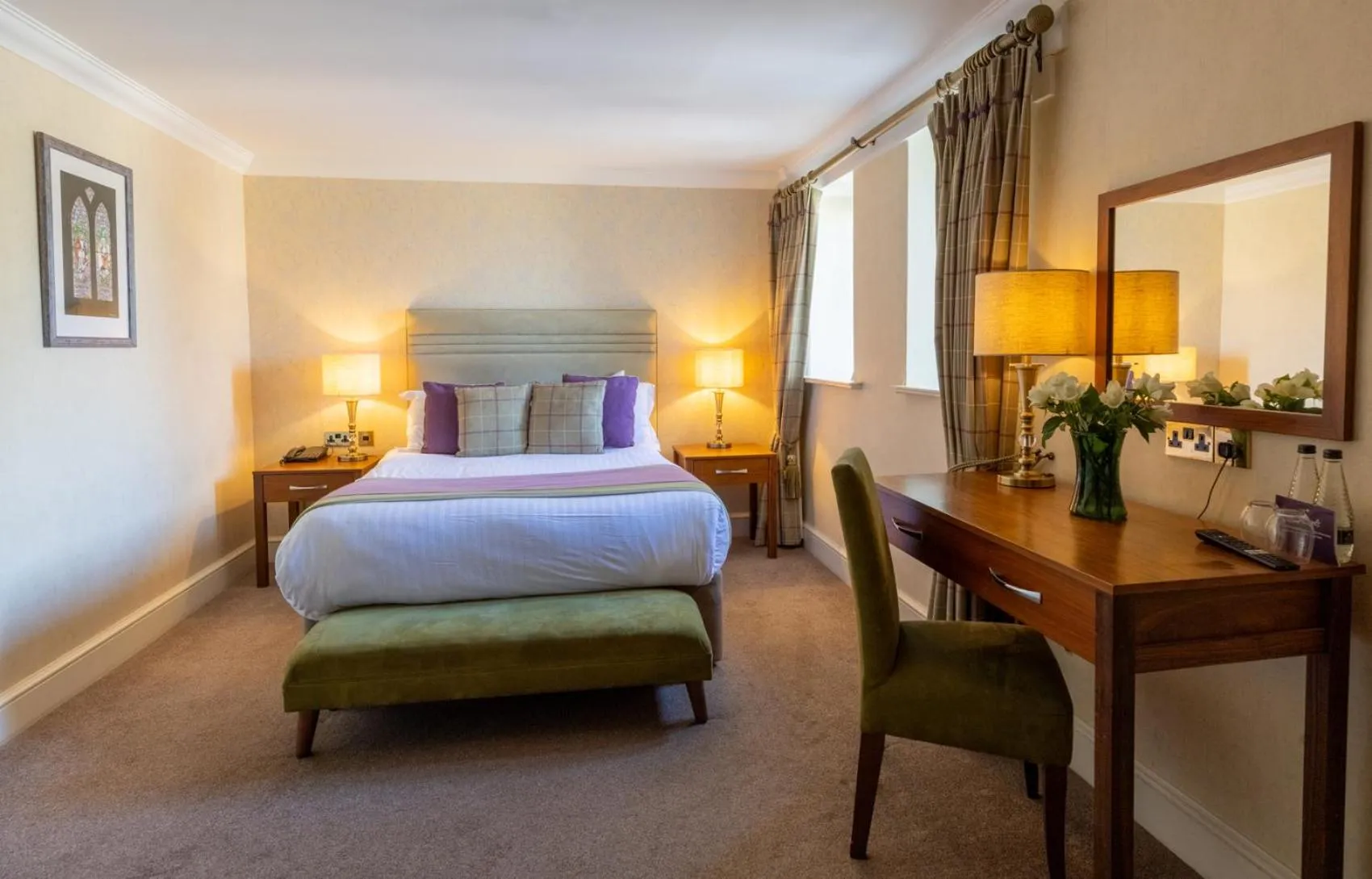 Bedroom, Bed in Hazlewood Castle & Spa