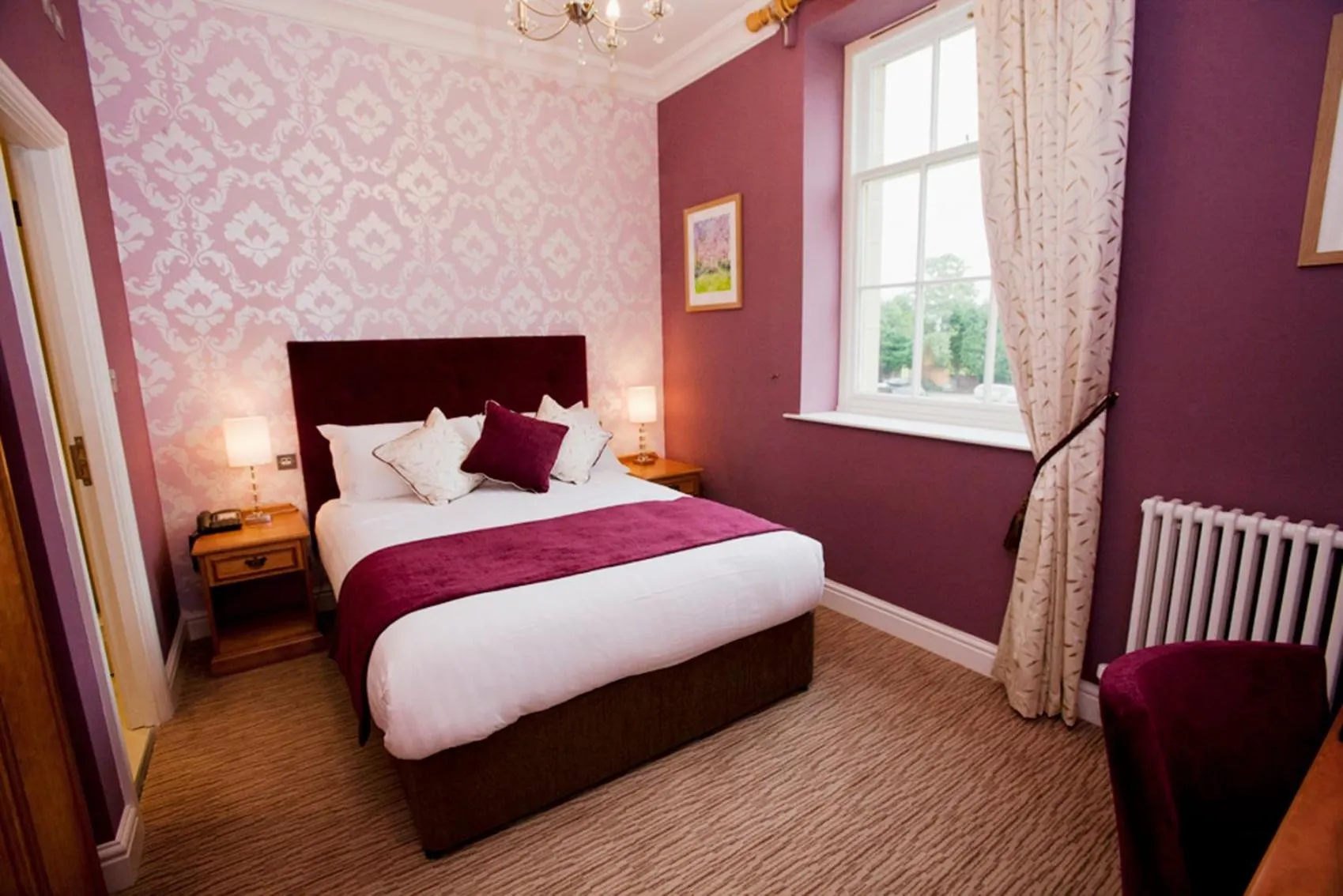 Bedroom, Bed in Hazlewood Castle & Spa