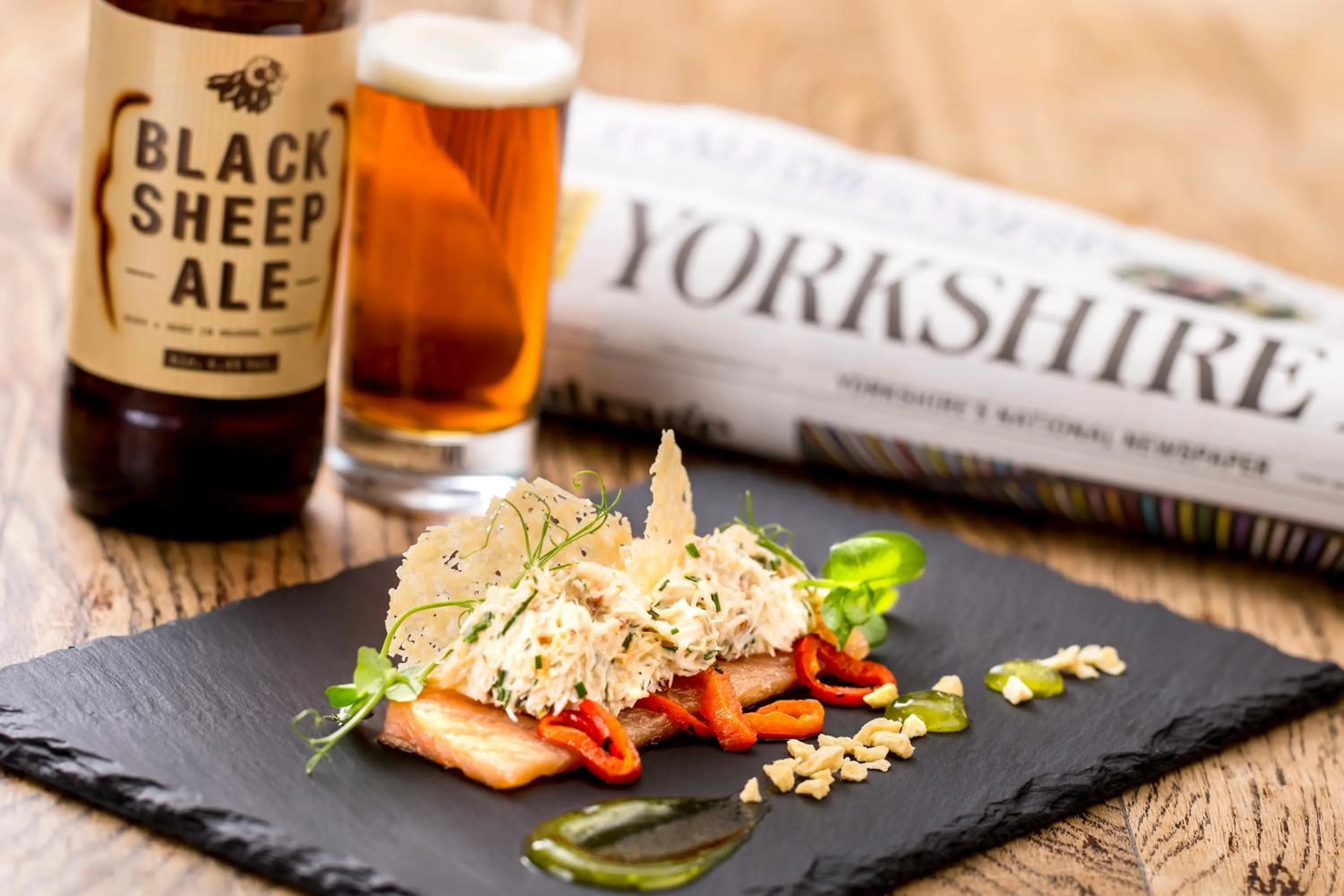 Food close-up in Hazlewood Castle & Spa