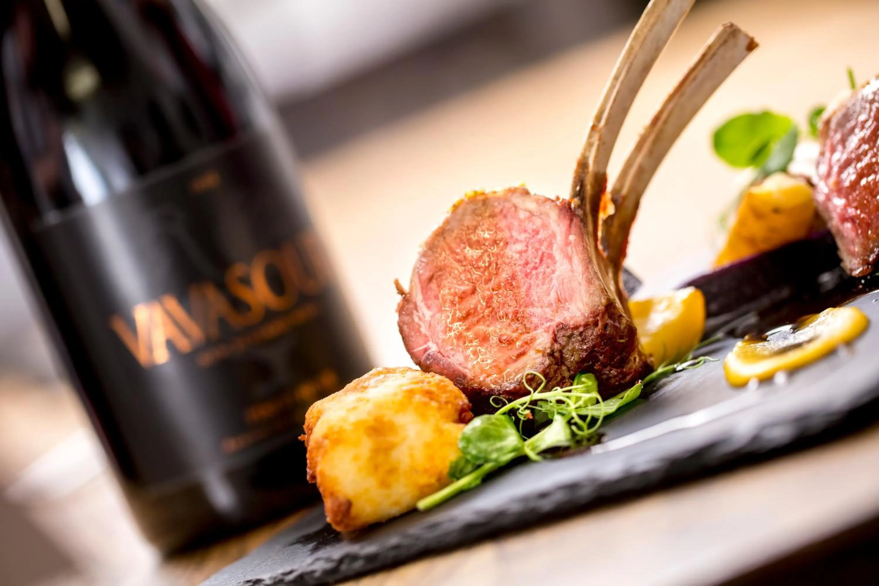 Food close-up in Hazlewood Castle & Spa