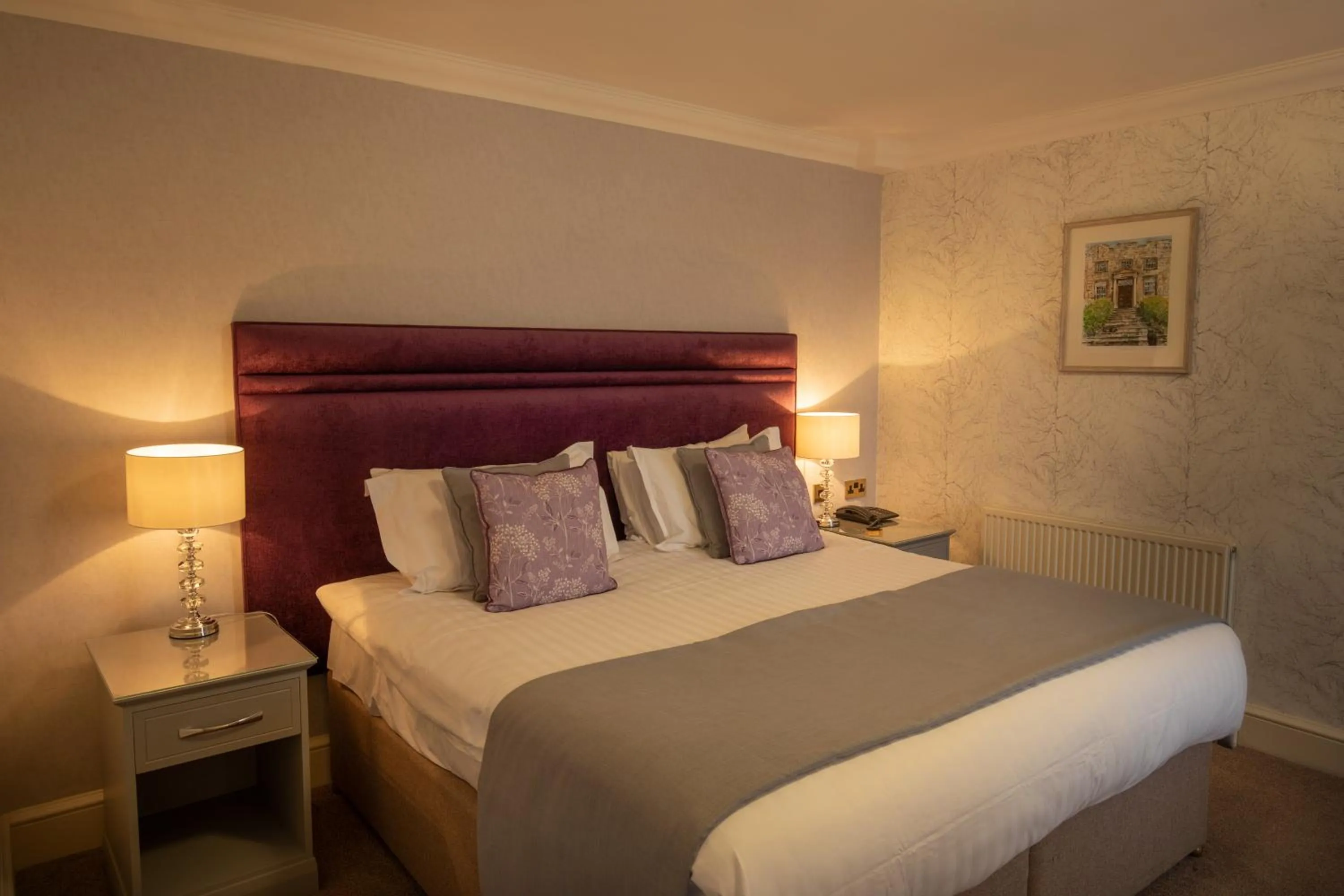 Bed in Hazlewood Castle & Spa