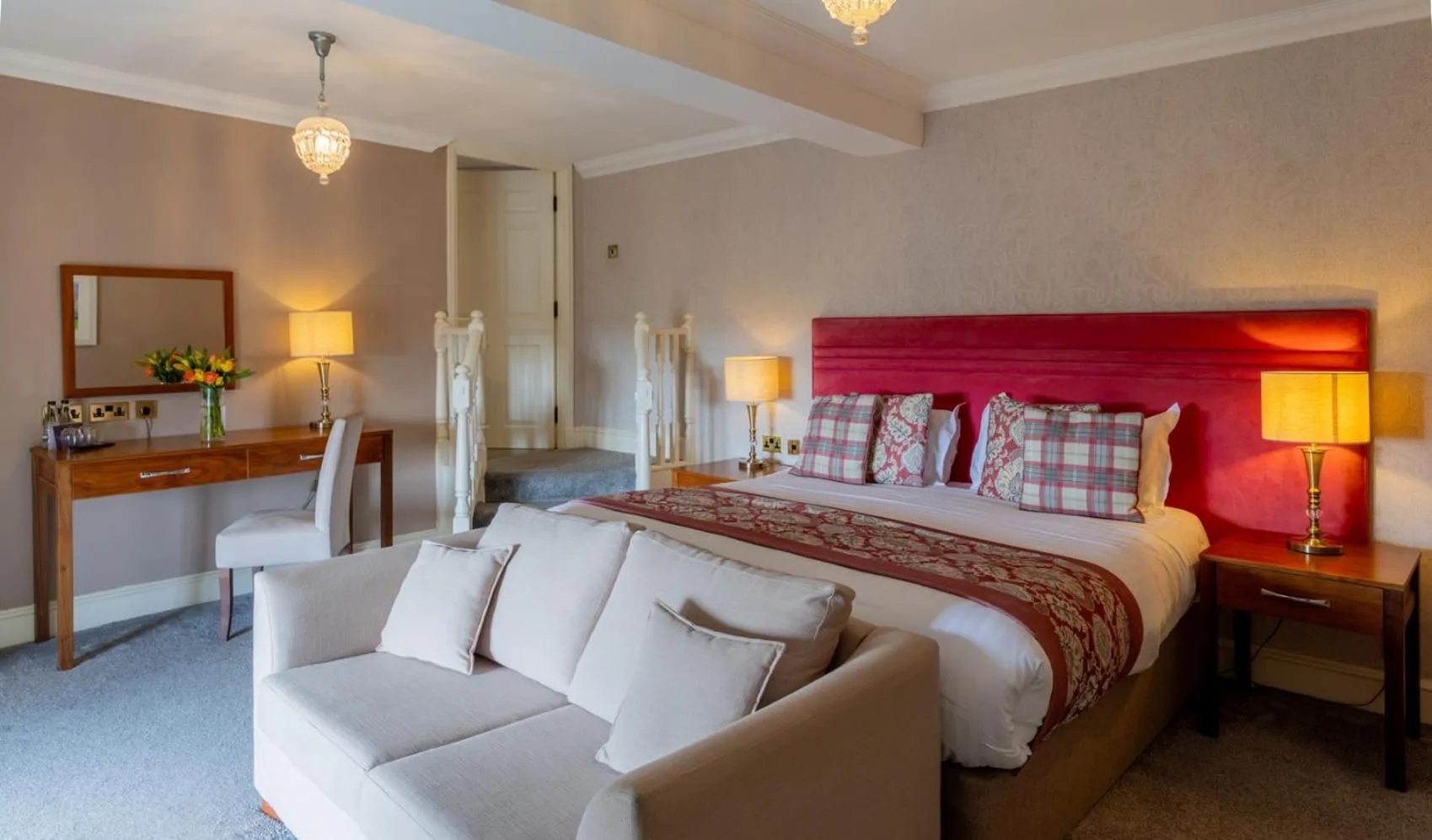 Bedroom, Bed in Hazlewood Castle & Spa