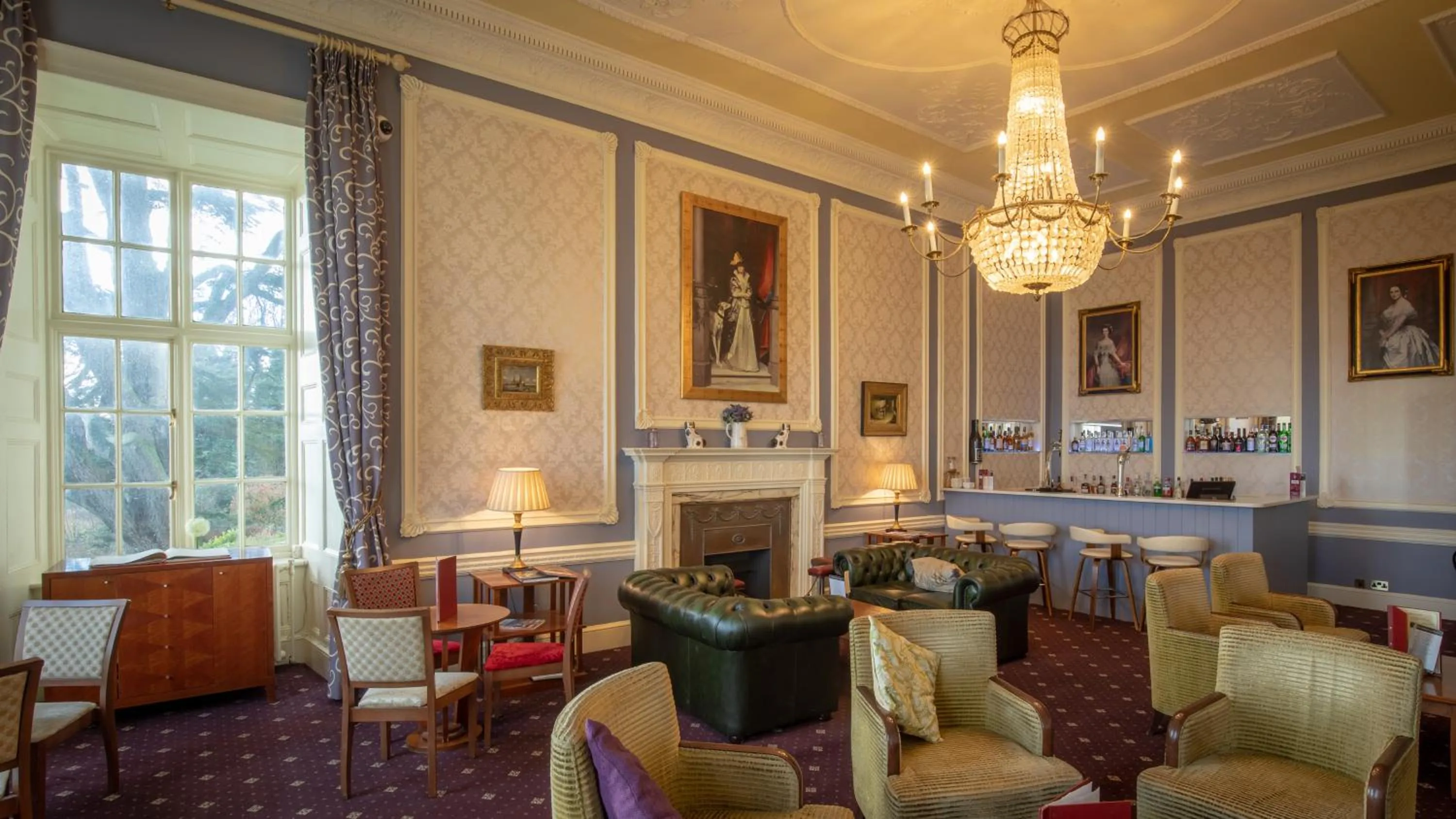 Lounge or bar in Hazlewood Castle & Spa