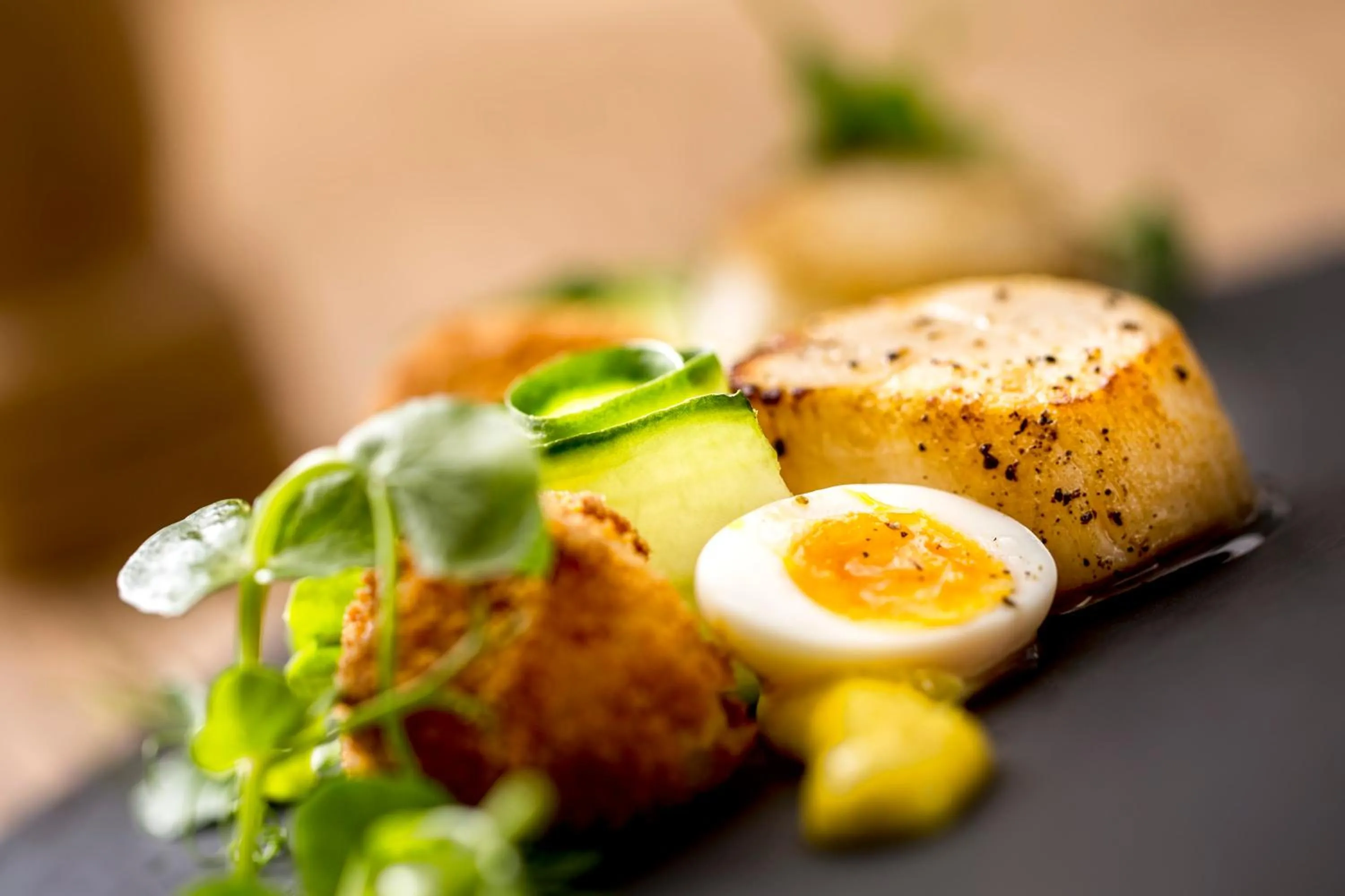 Food close-up in Hazlewood Castle & Spa