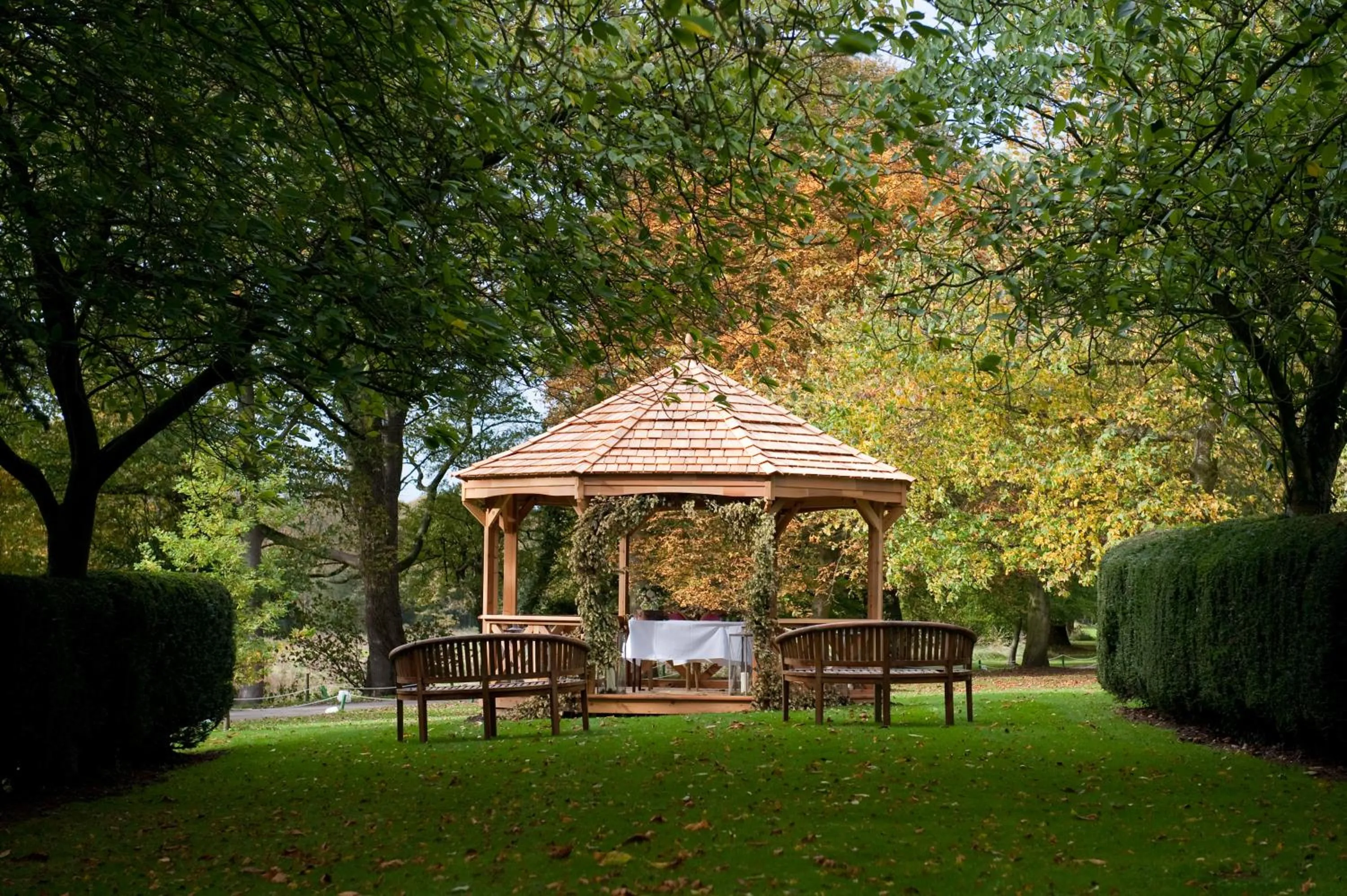 Garden in Hazlewood Castle & Spa