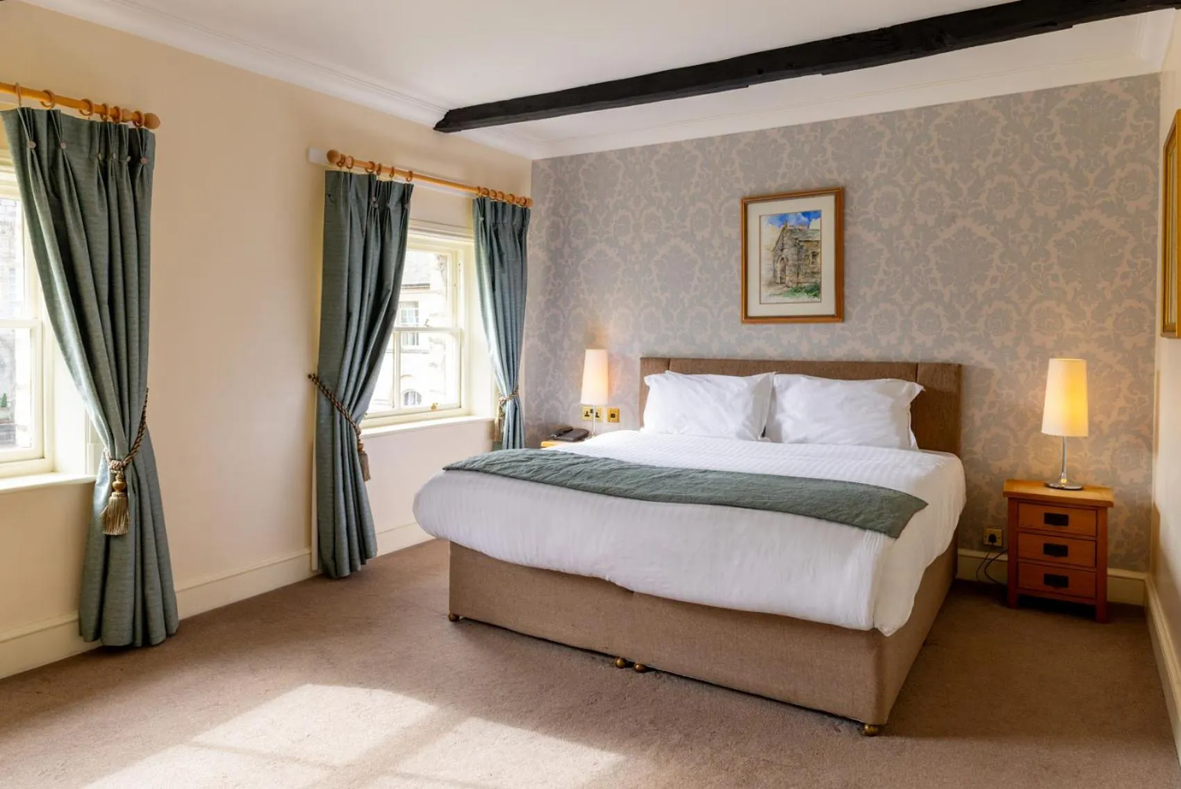 Bedroom, Bed in Hazlewood Castle & Spa