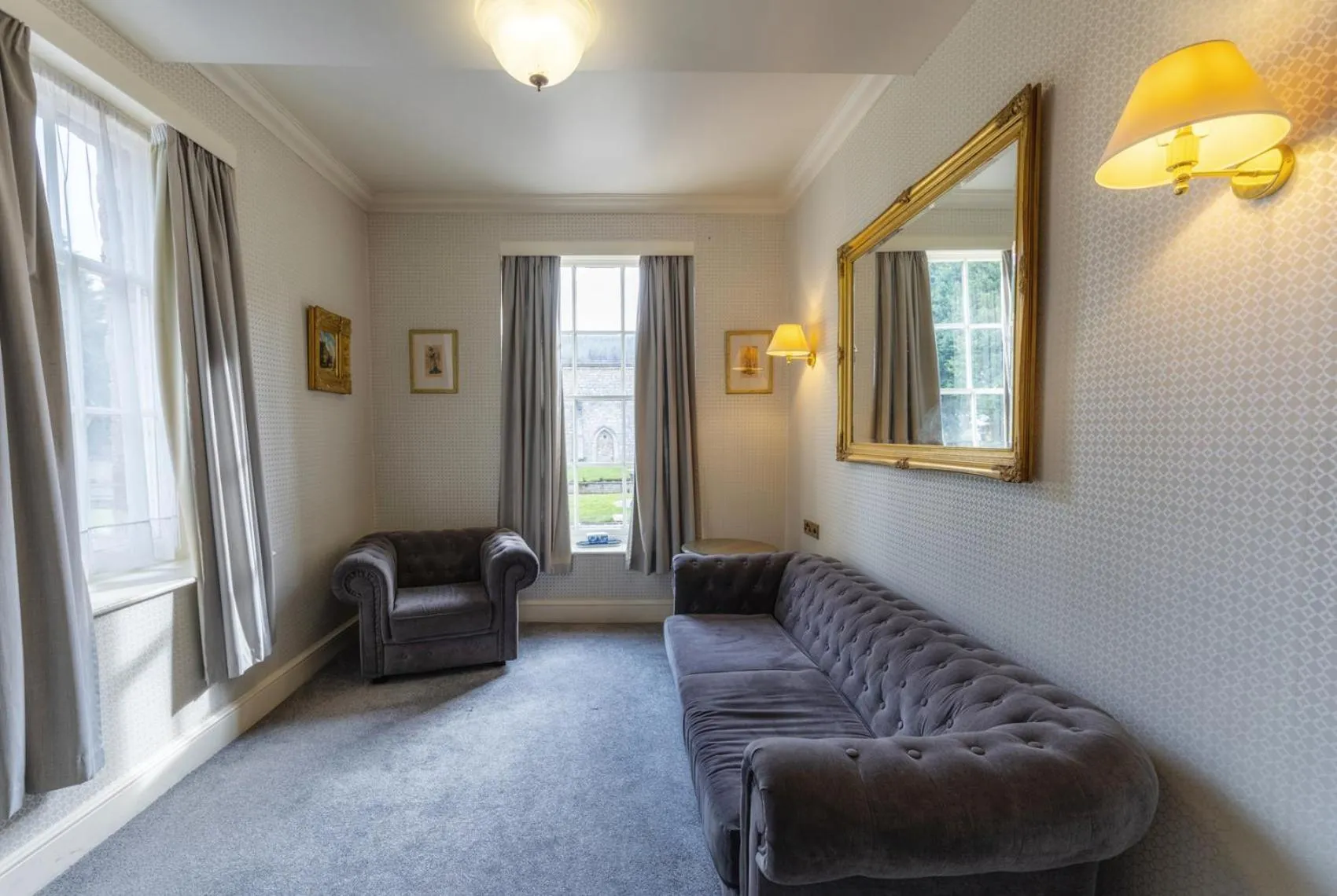 Living room in Hazlewood Castle & Spa