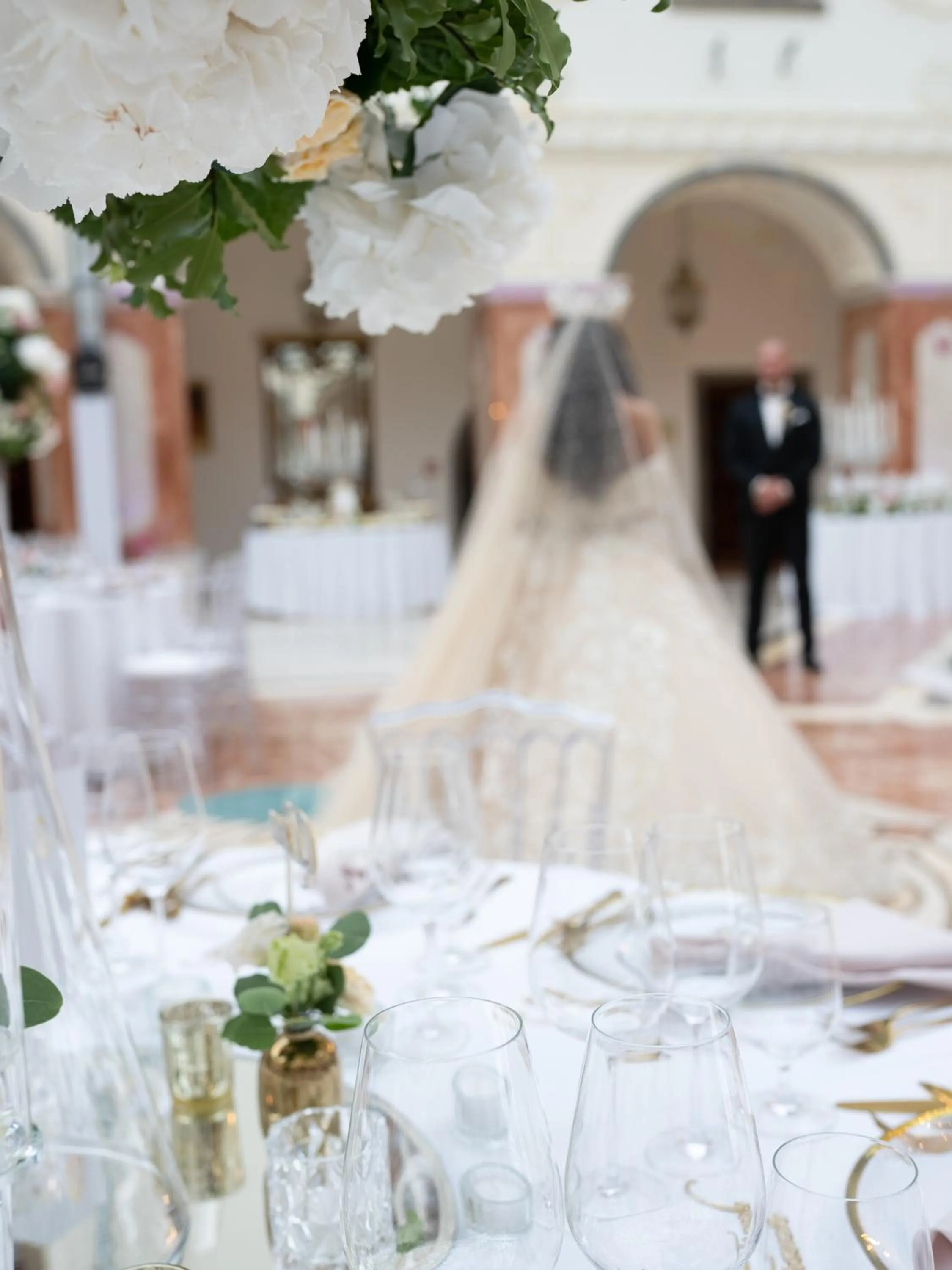 group of guests in Galicia Nueva, castle hotel