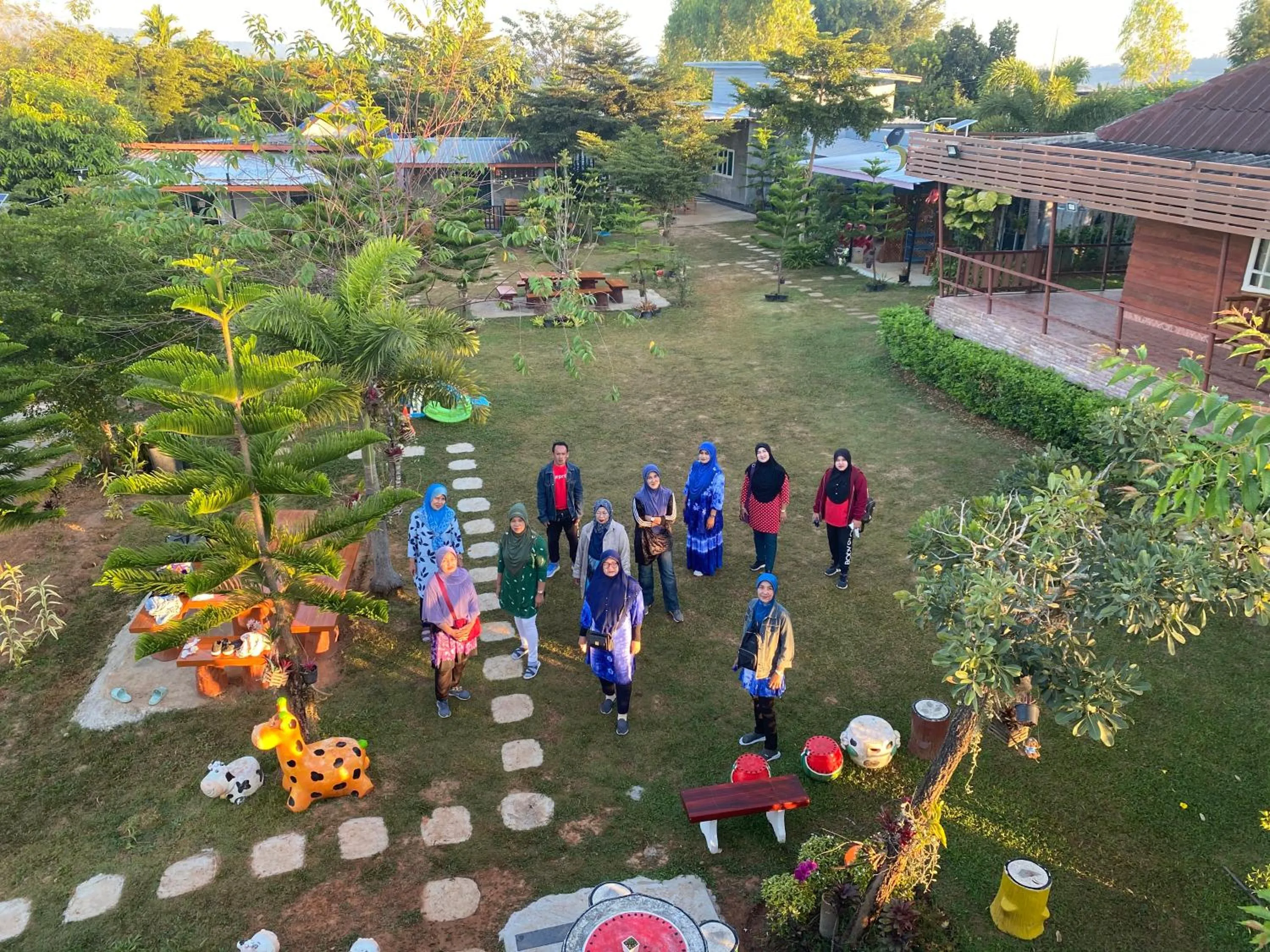 Children play ground in Khao Kho Copter Hill