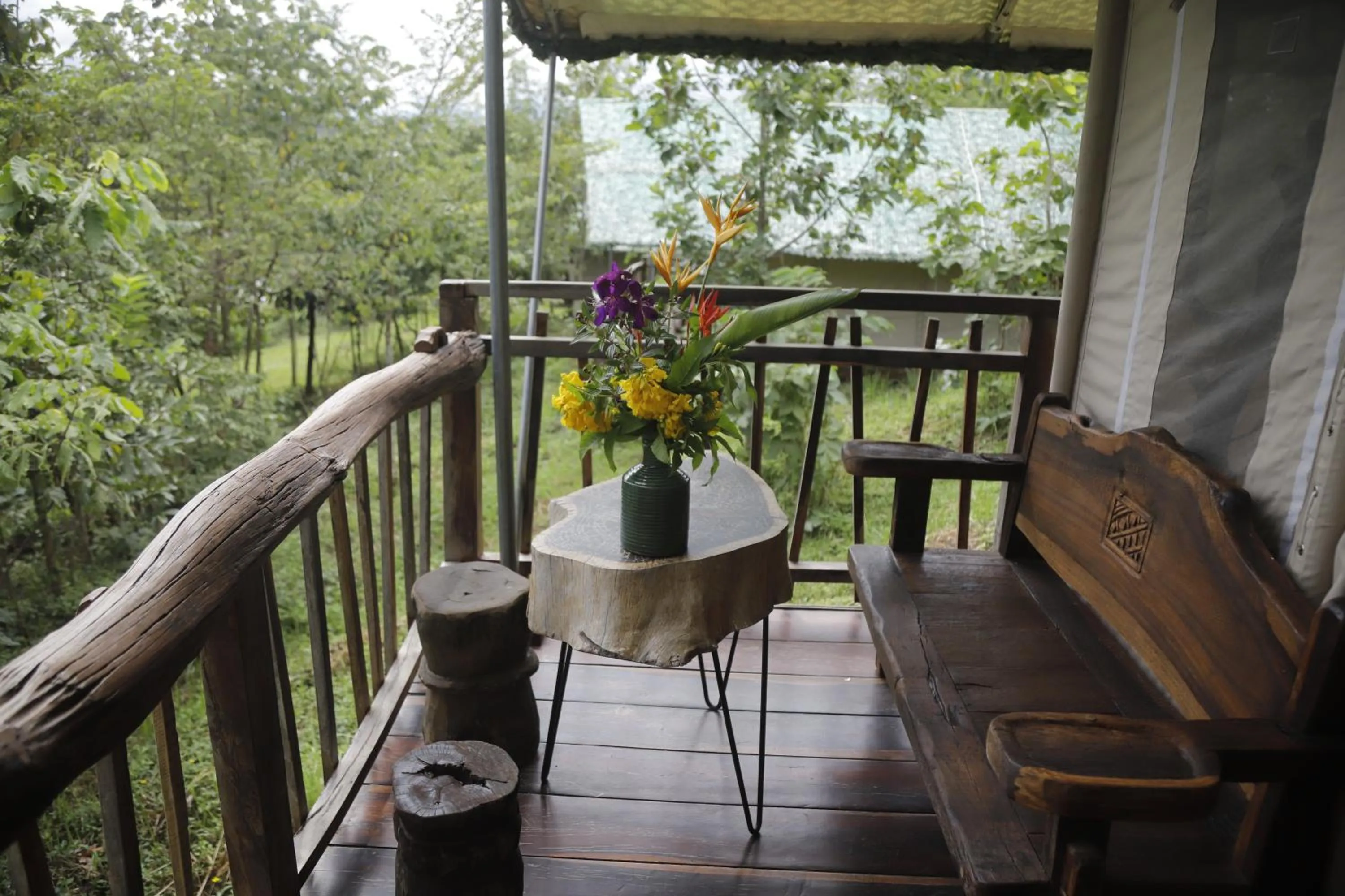 Balcony/Terrace in Lak Tented Camp