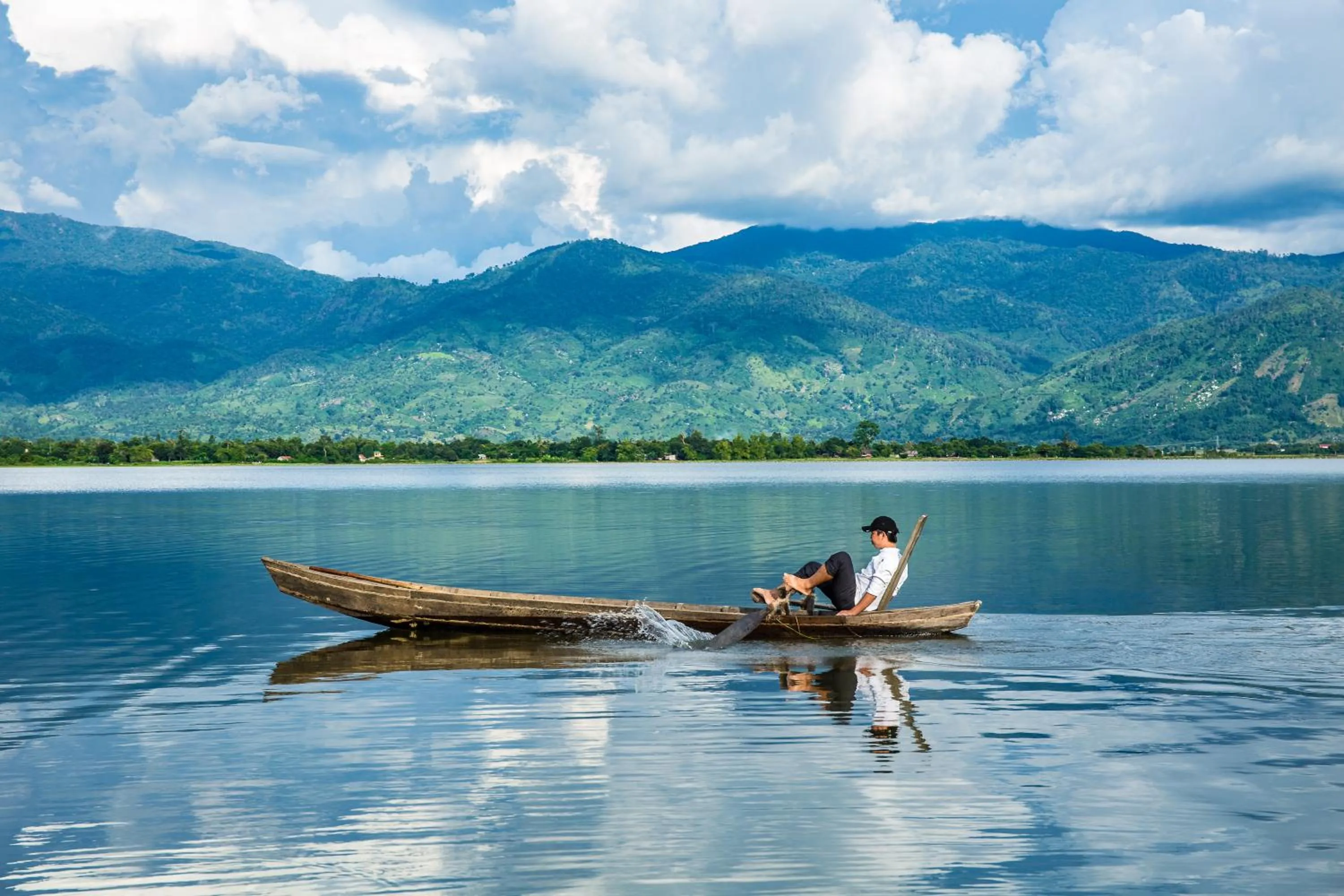Fishing in Lak Tented Camp