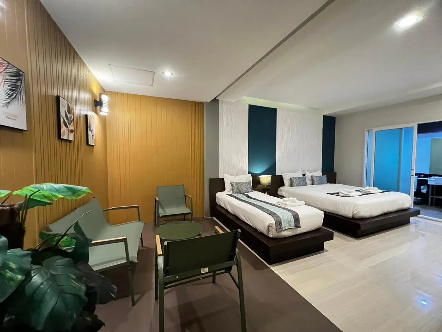 Bed in The Nice Krabi Hotel Bed in The Nice Krabi Hotel