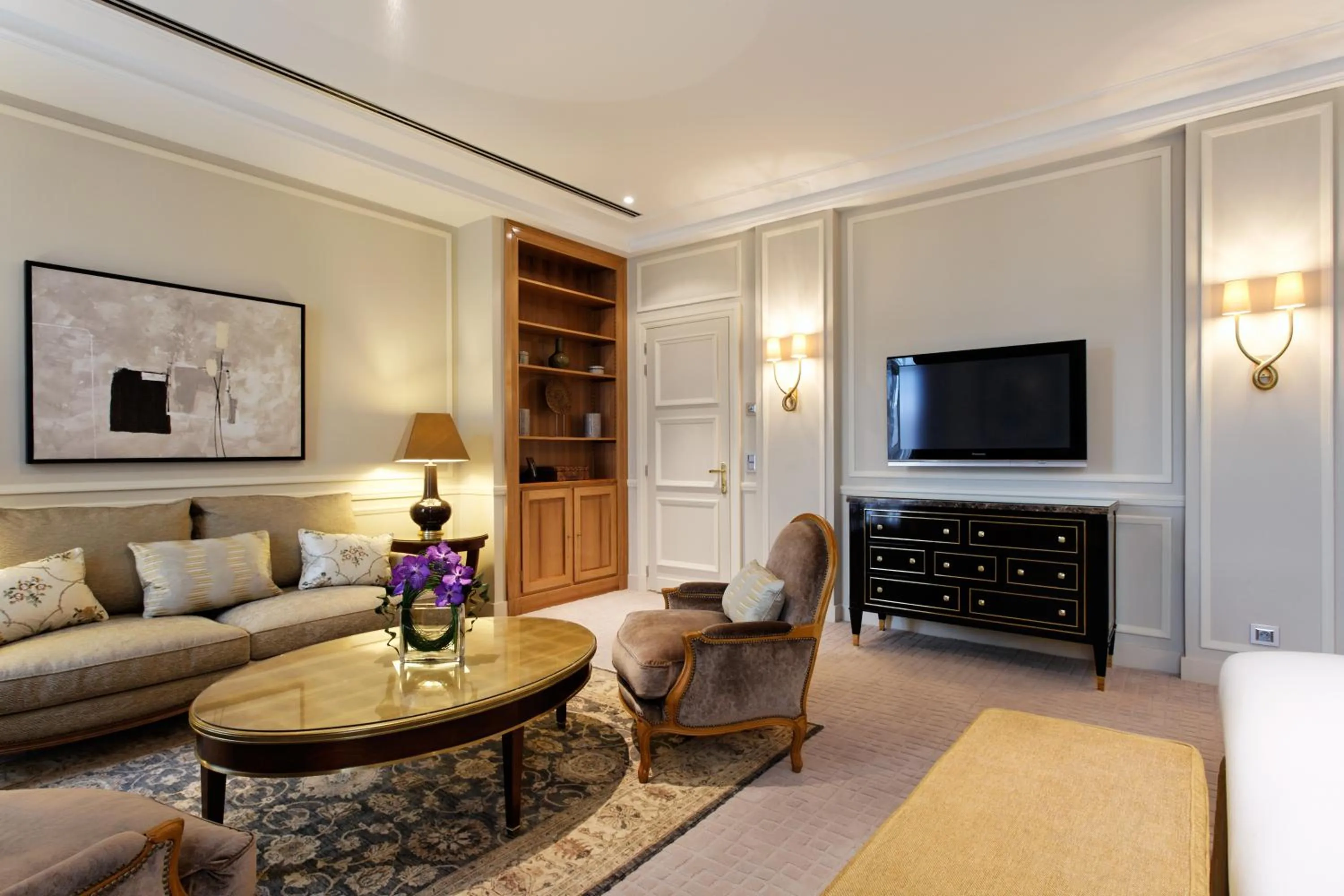 Living room in Hotel Le Plaza Brussels