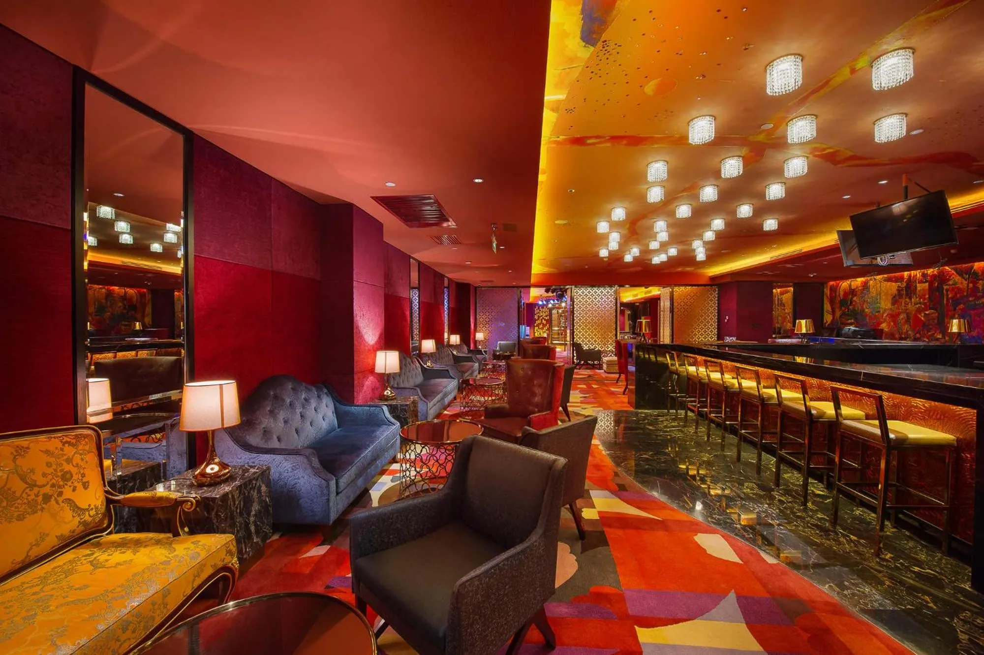 Lounge or bar in Zhaolin Grand Hotel