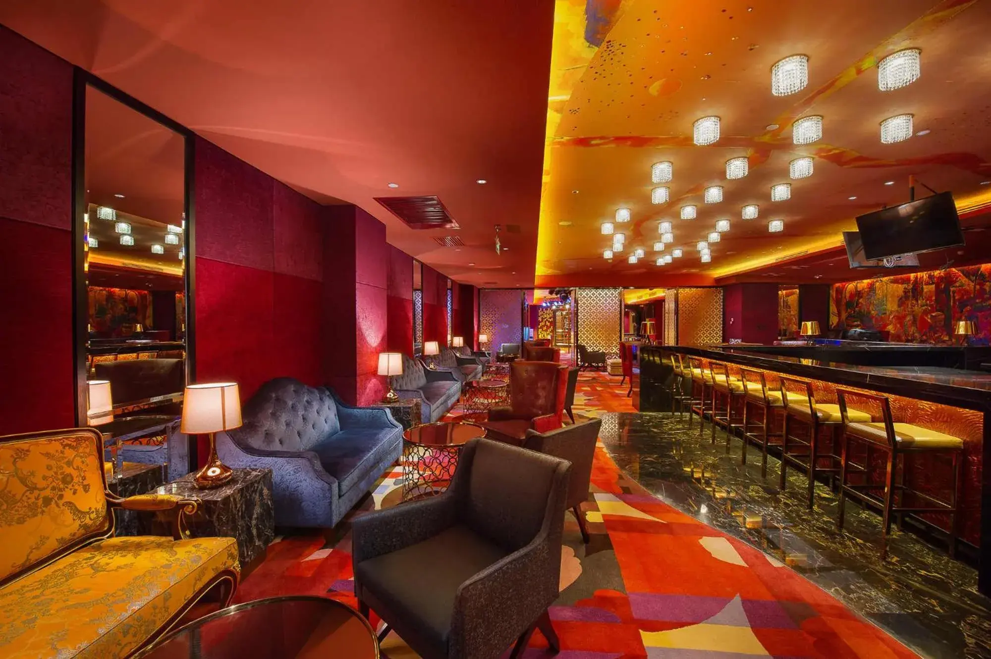 Lounge or bar in Zhaolin Grand Hotel Lounge or bar in Zhaolin Grand Hotel
