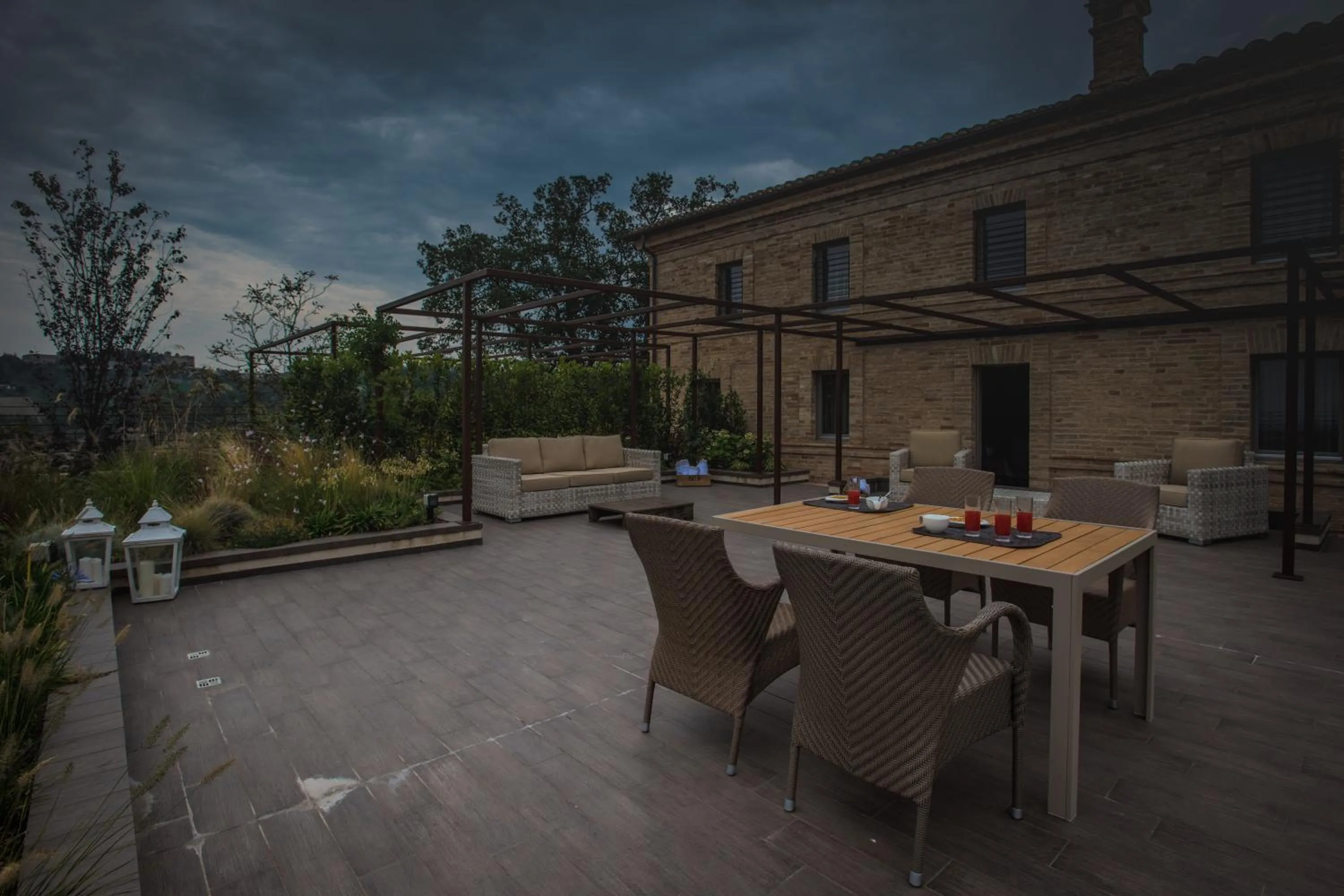 Balcony/Terrace in Villa Anitori Prestige Relais & Spa