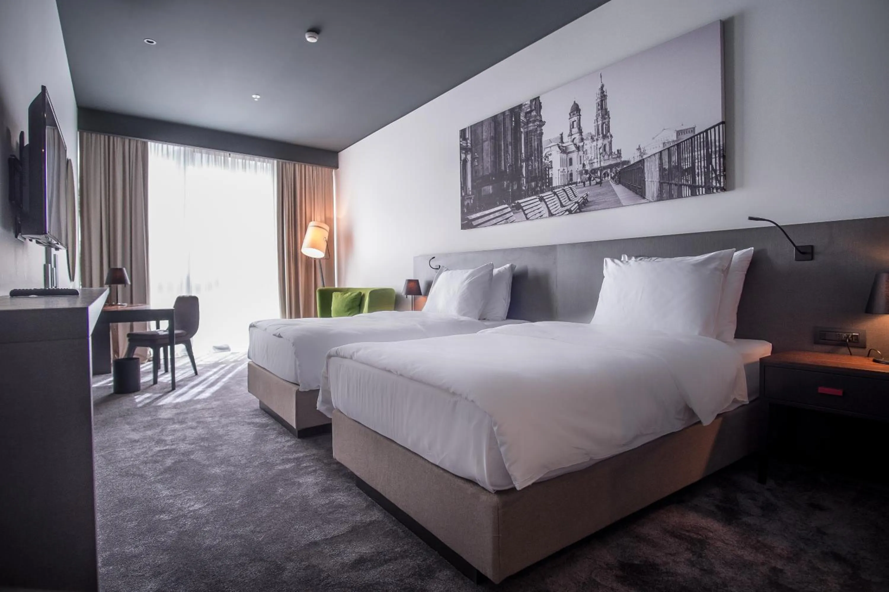 Bedroom, Bed in CUE Podgorica