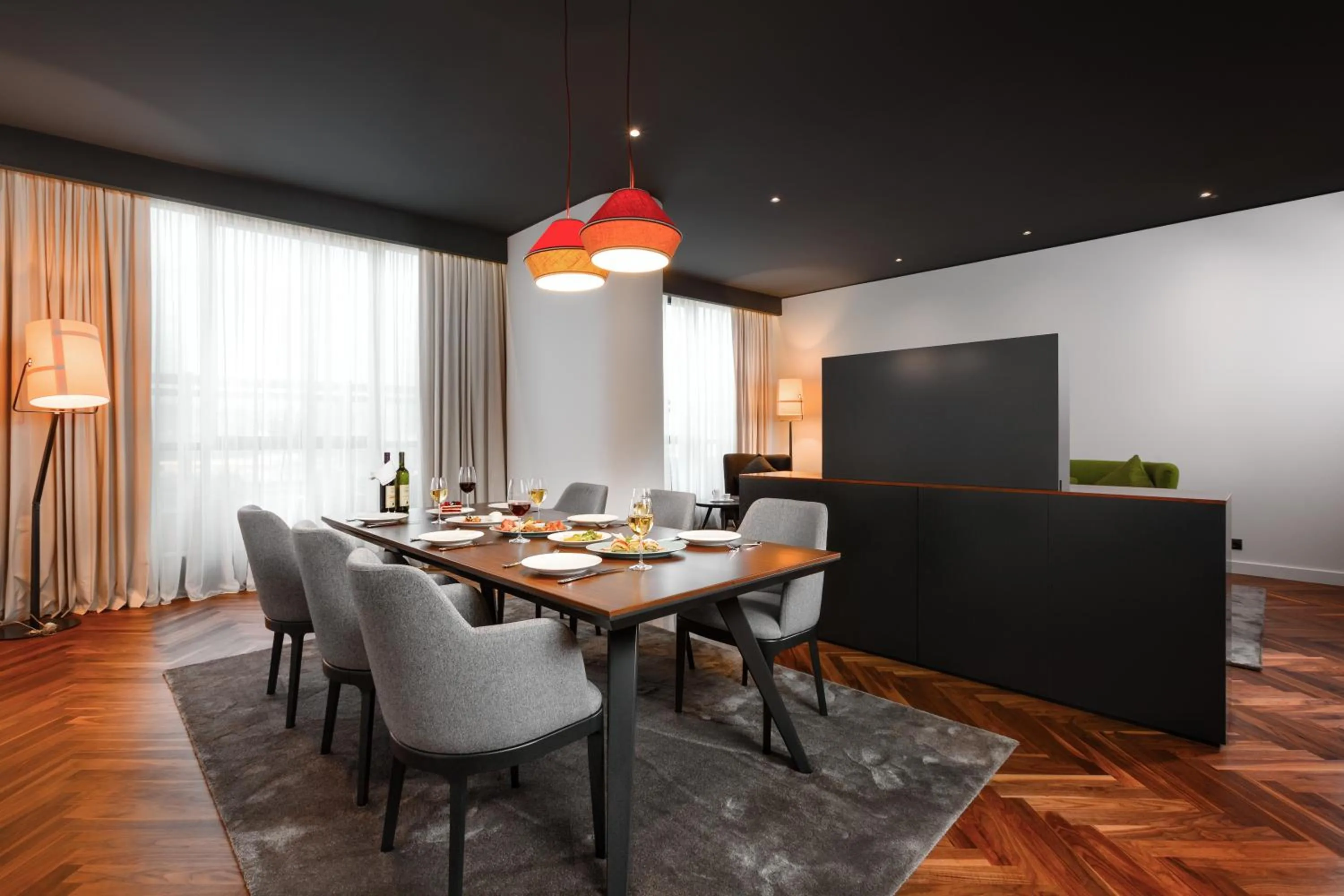 Dining area in CUE Podgorica