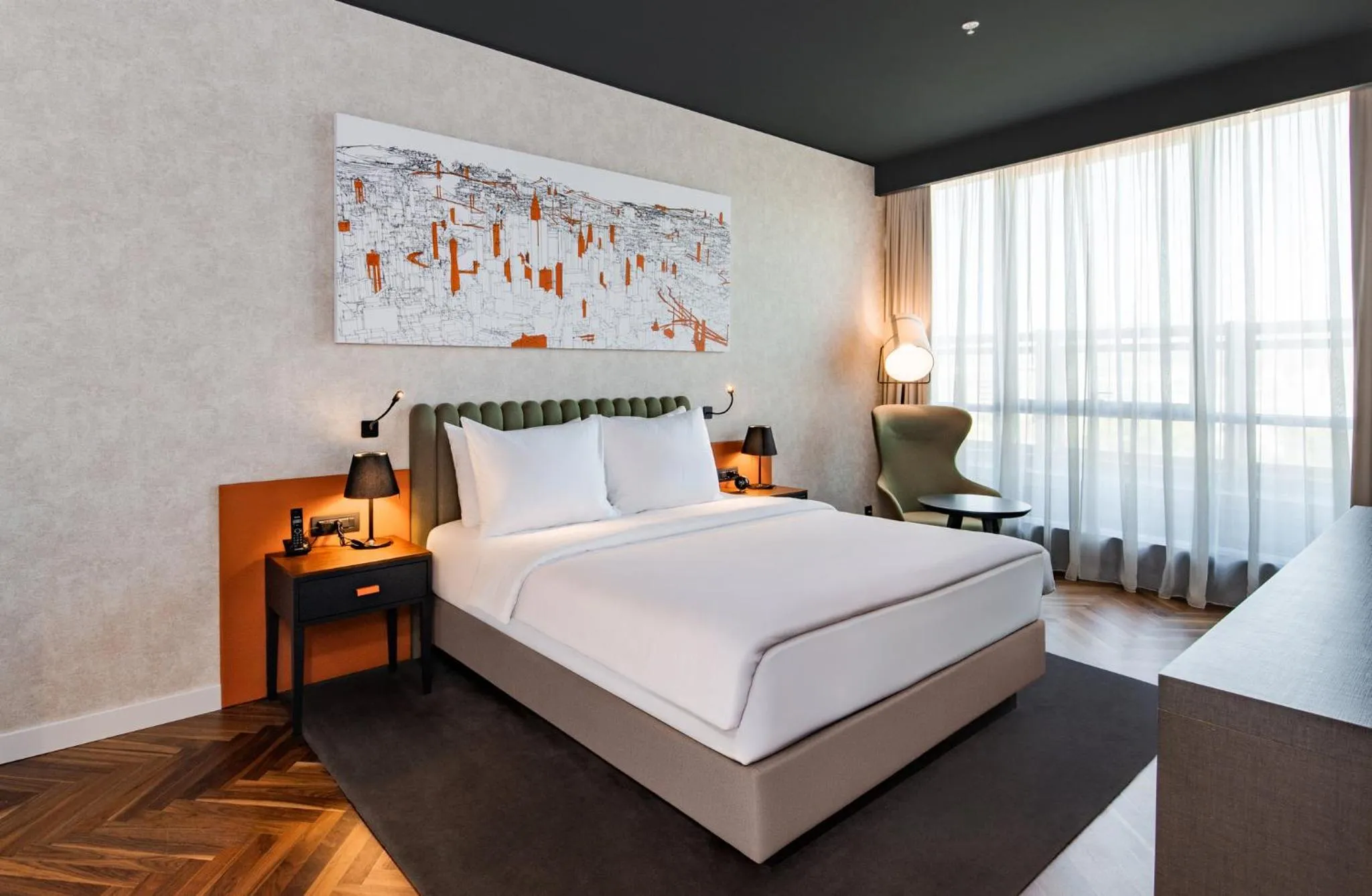 Photo of the whole room, Bed in Crowne Plaza Podgorica by IHG