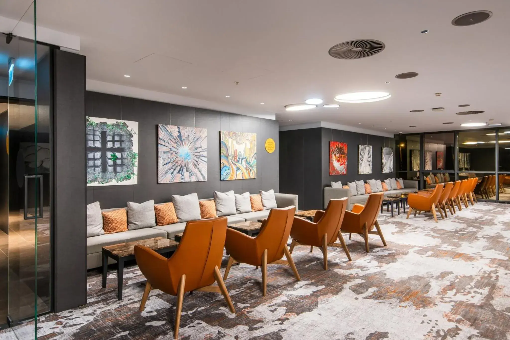 Lobby or reception in Crowne Plaza Podgorica by IHG Lobby or reception in Crowne Plaza Podgorica by IHG