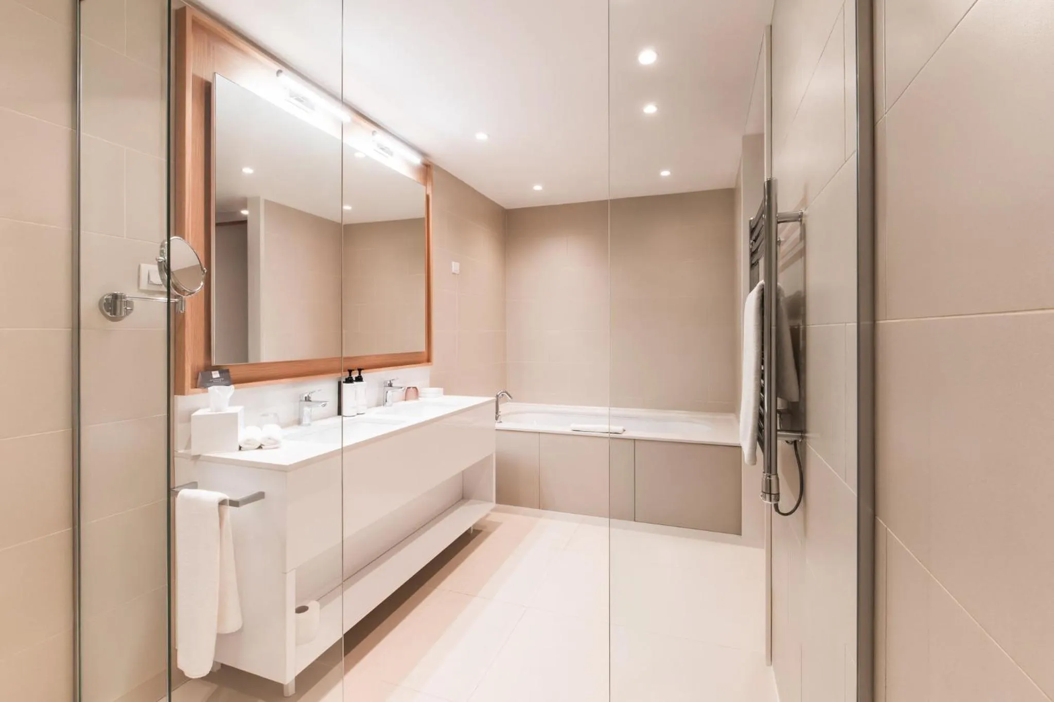 Bathroom in Crowne Plaza Podgorica by IHG