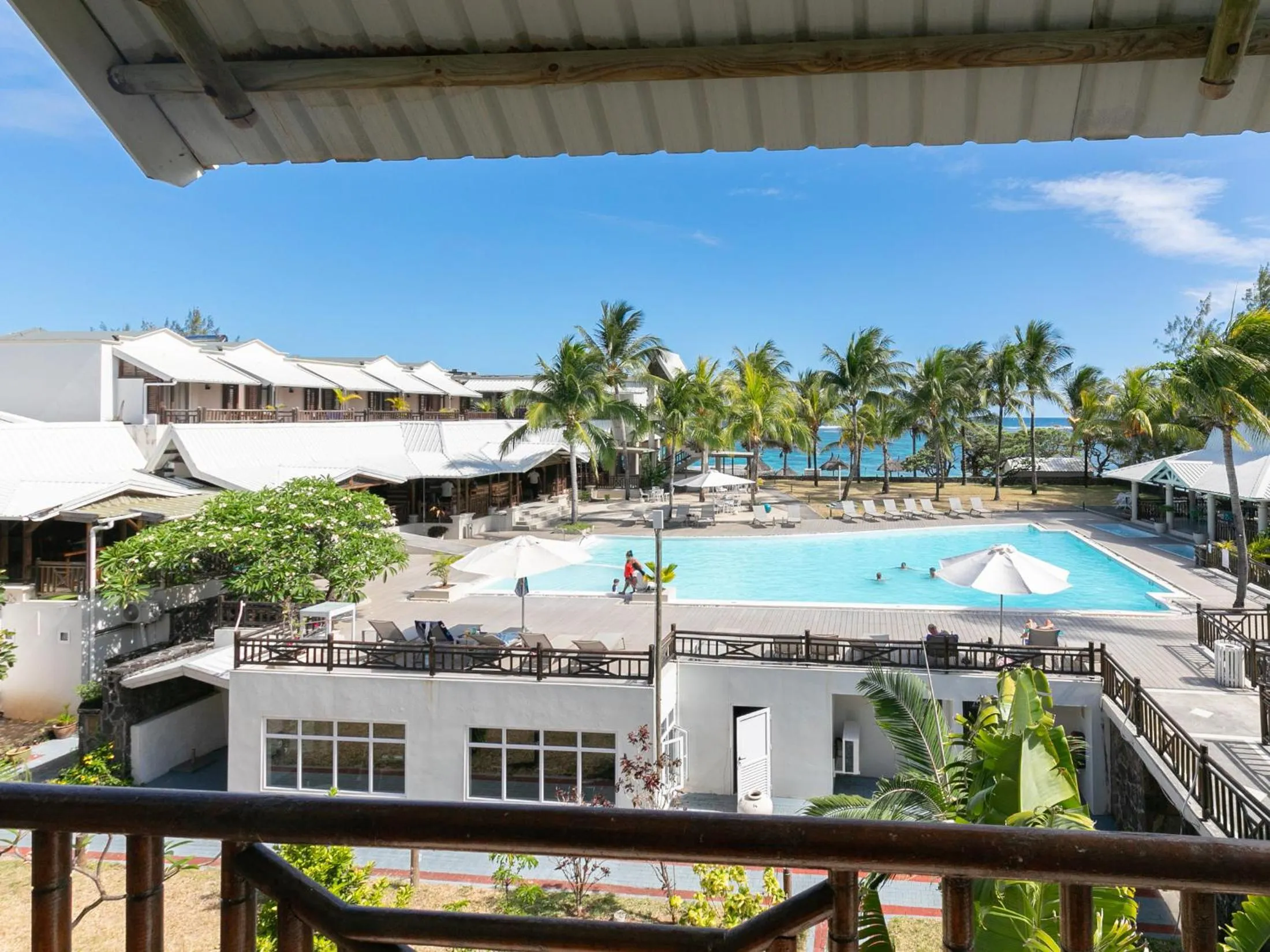 Pool view in Le Peninsula Bay Beach Resort & Spa