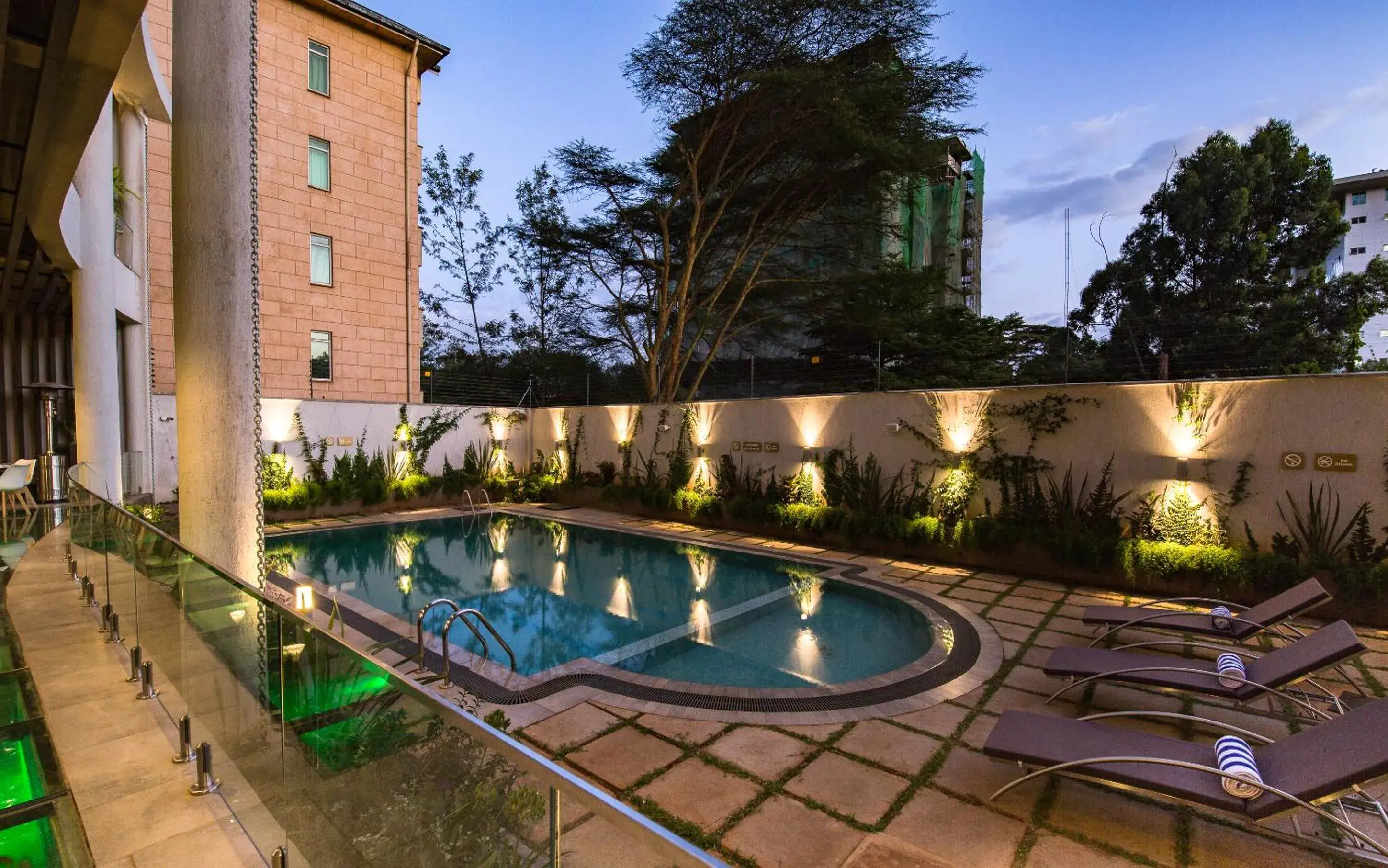 Pool view in Royal Tulip Canaan Nairobi Pool view in Royal Tulip Canaan Nairobi
