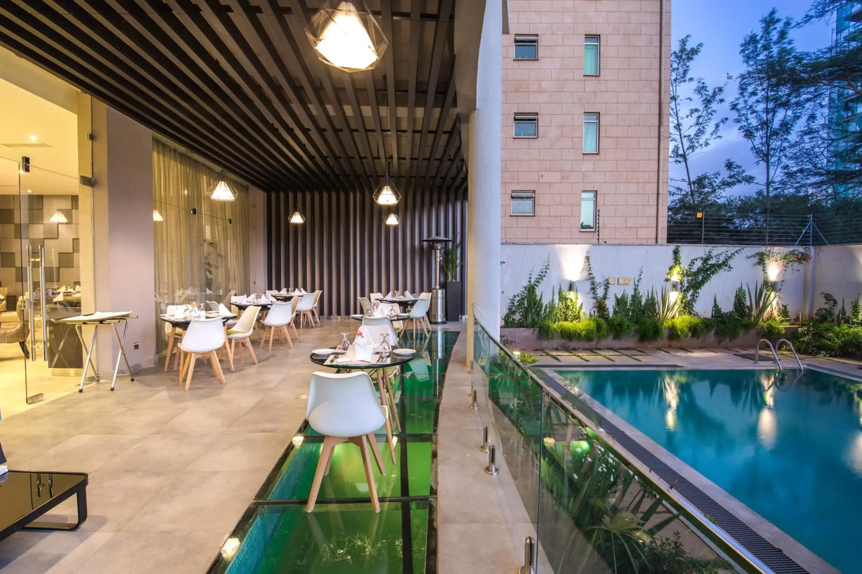 Pool view in Royal Tulip Canaan Nairobi Pool view in Royal Tulip Canaan Nairobi