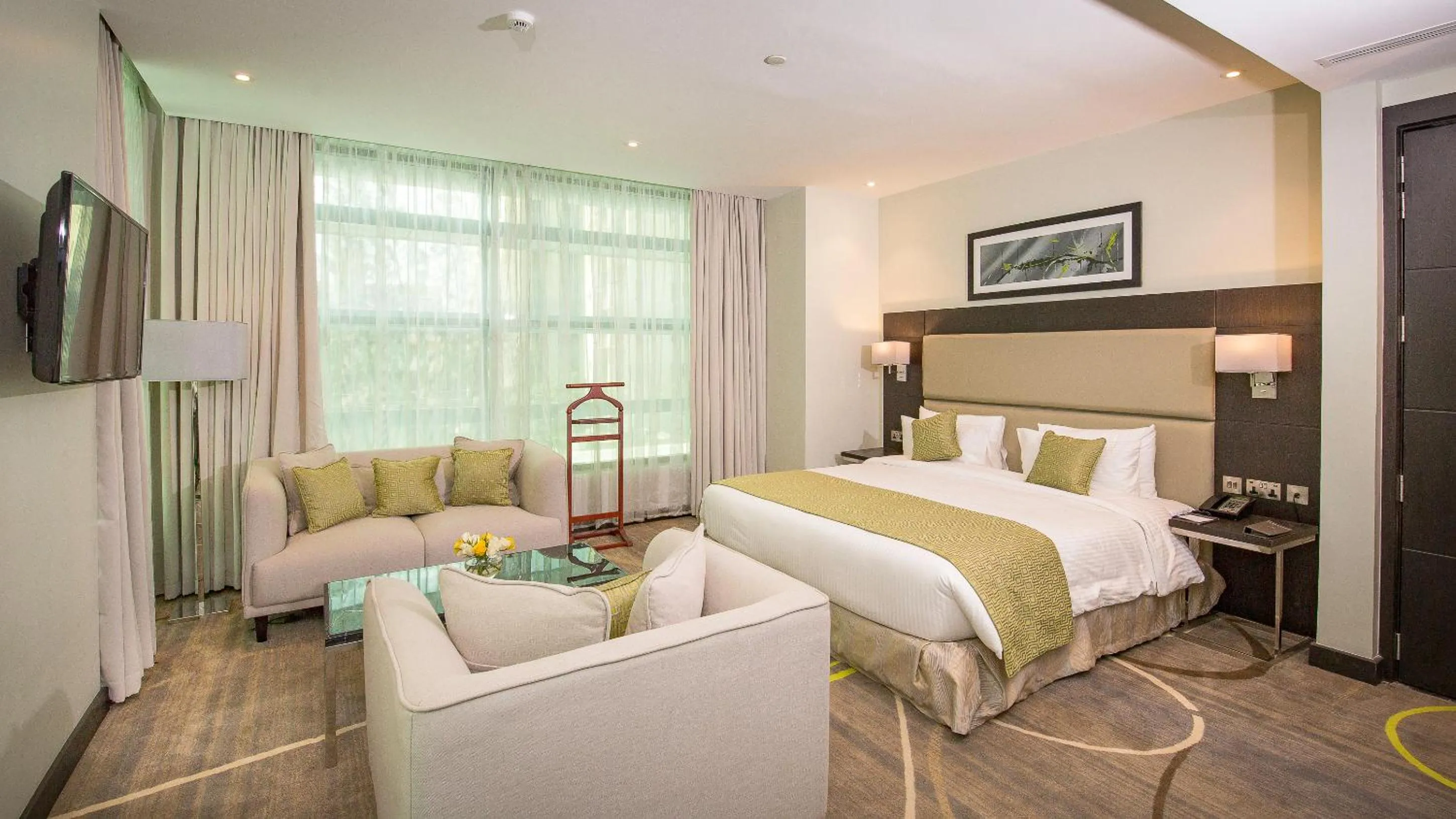 Bed in Royal Canaan Nairobi Hotel