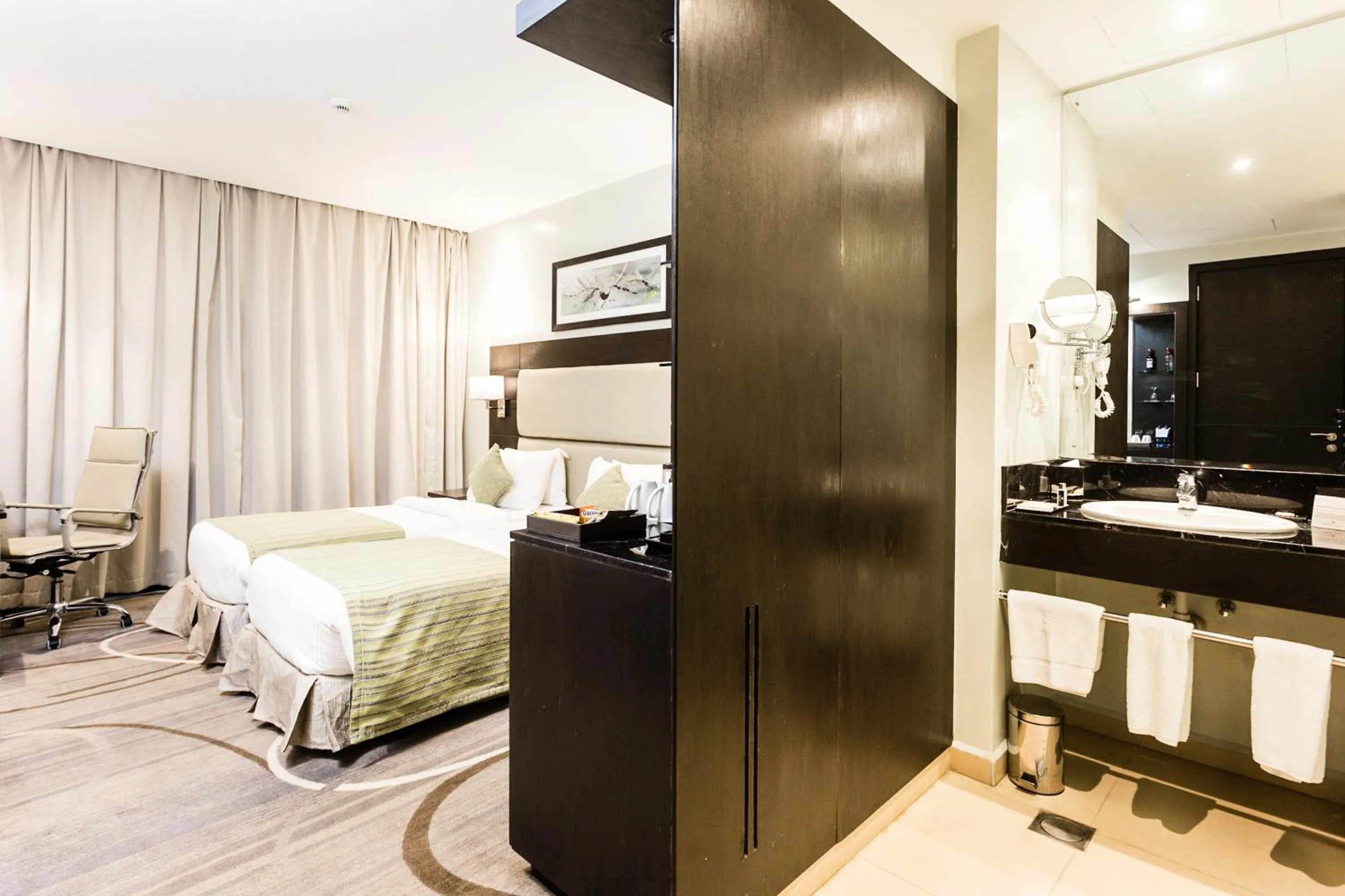 Bed in Royal Canaan Nairobi Hotel