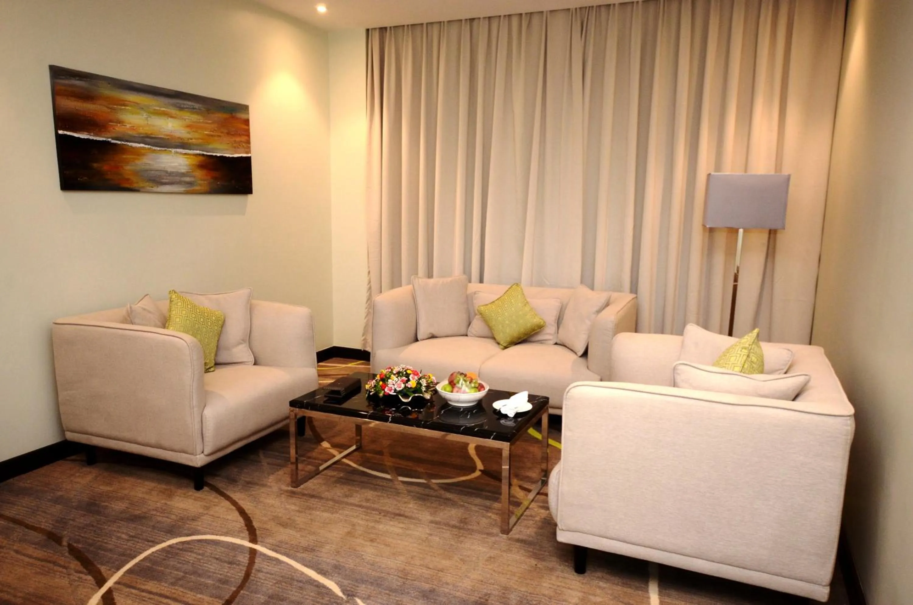 Living room in Royal Tulip Canaan Nairobi