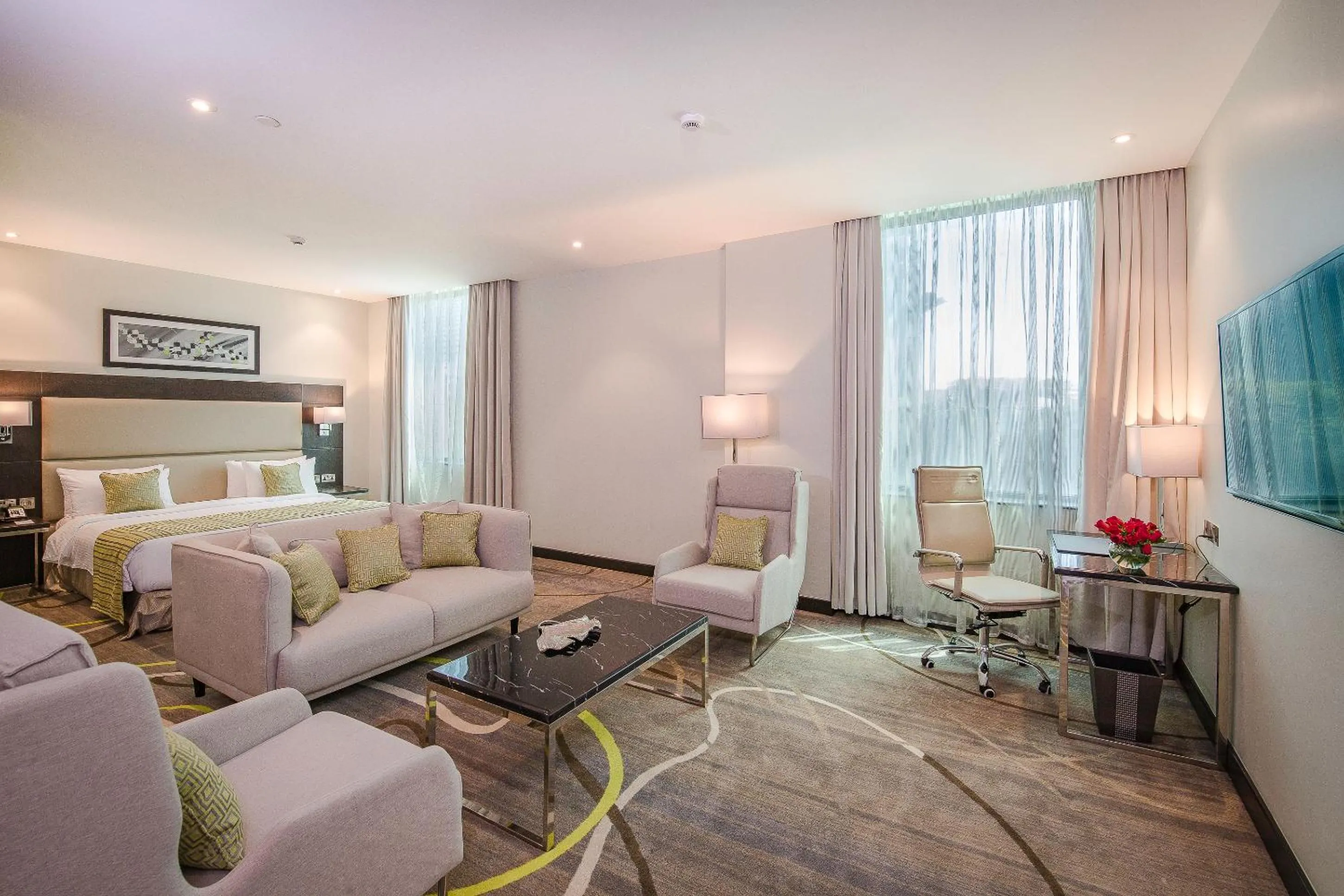 Photo of the whole room, Bed in Royal Tulip Canaan Nairobi